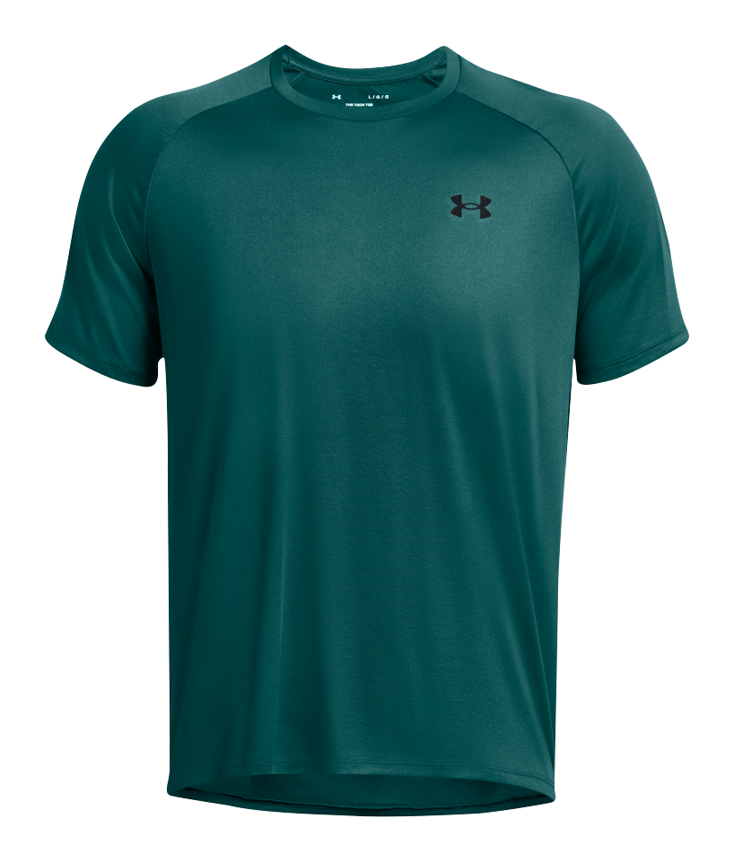 Under Armour UA Tech 2.0 Short-Sleeve T-Shirt for Men - Hydro Teal/Black - 3XL