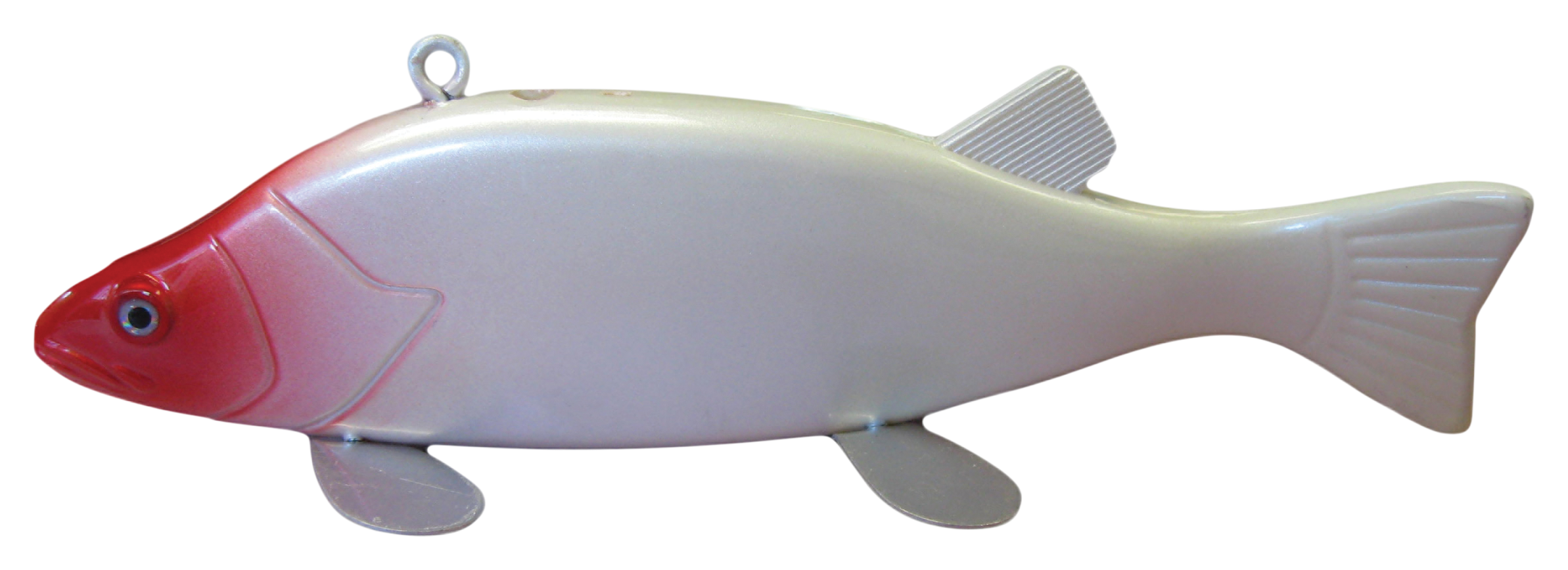 Lakco Plastic Spearing Decoy - 8' - Red/White
