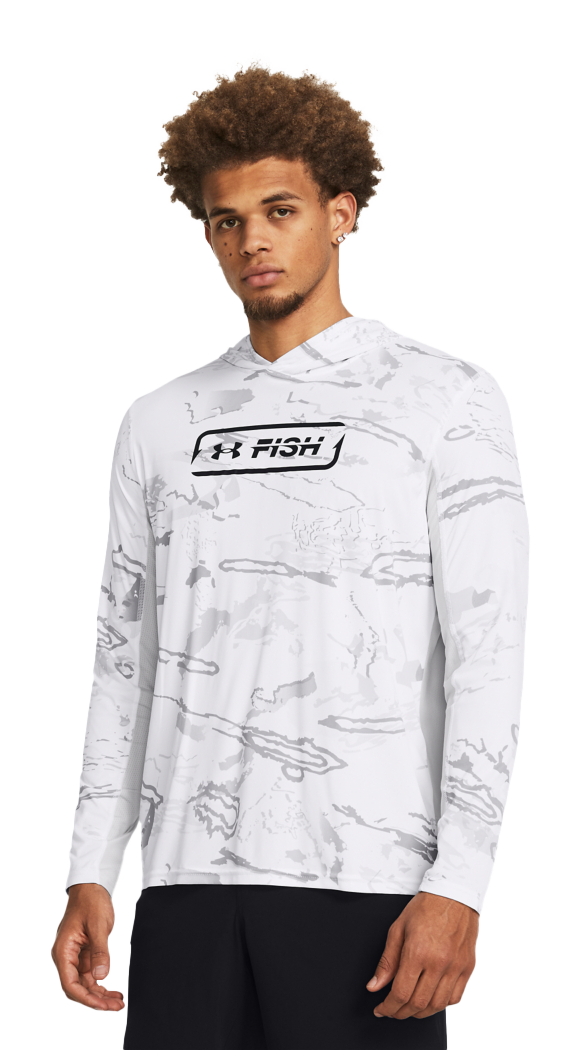 Buy Under Armour Men's UA Iso-Chill Shorebreak Camo Hoodie by Under Armour