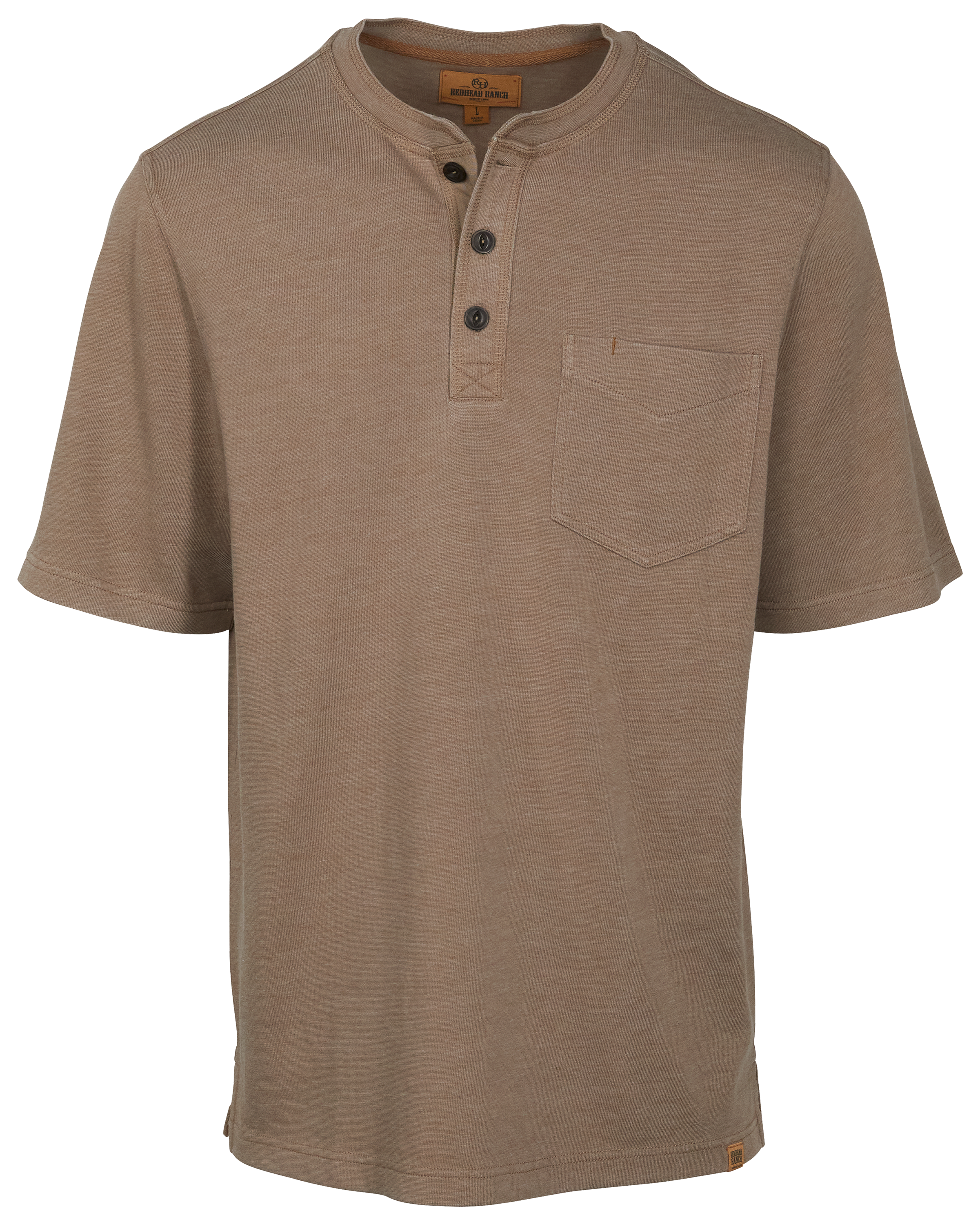 REDHEAD Ranch Hansboro Pocket Henley Short-Sleeve Shirt for Men