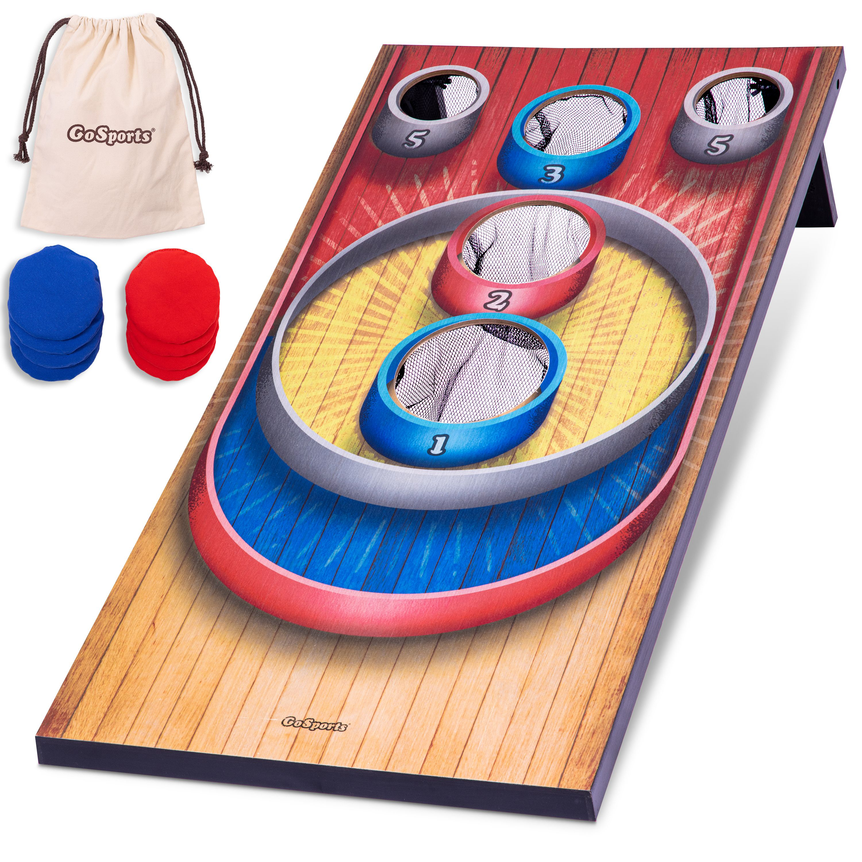 Image of GoSports Wood 4' Carnival Arcade Bean Bag Toss