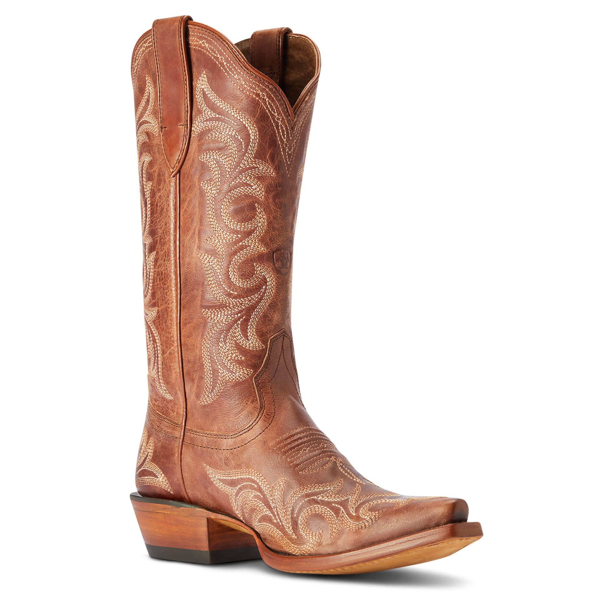 Image of Ariat Hazen Western Boots for Ladies - Whiskey Barrel - 10M