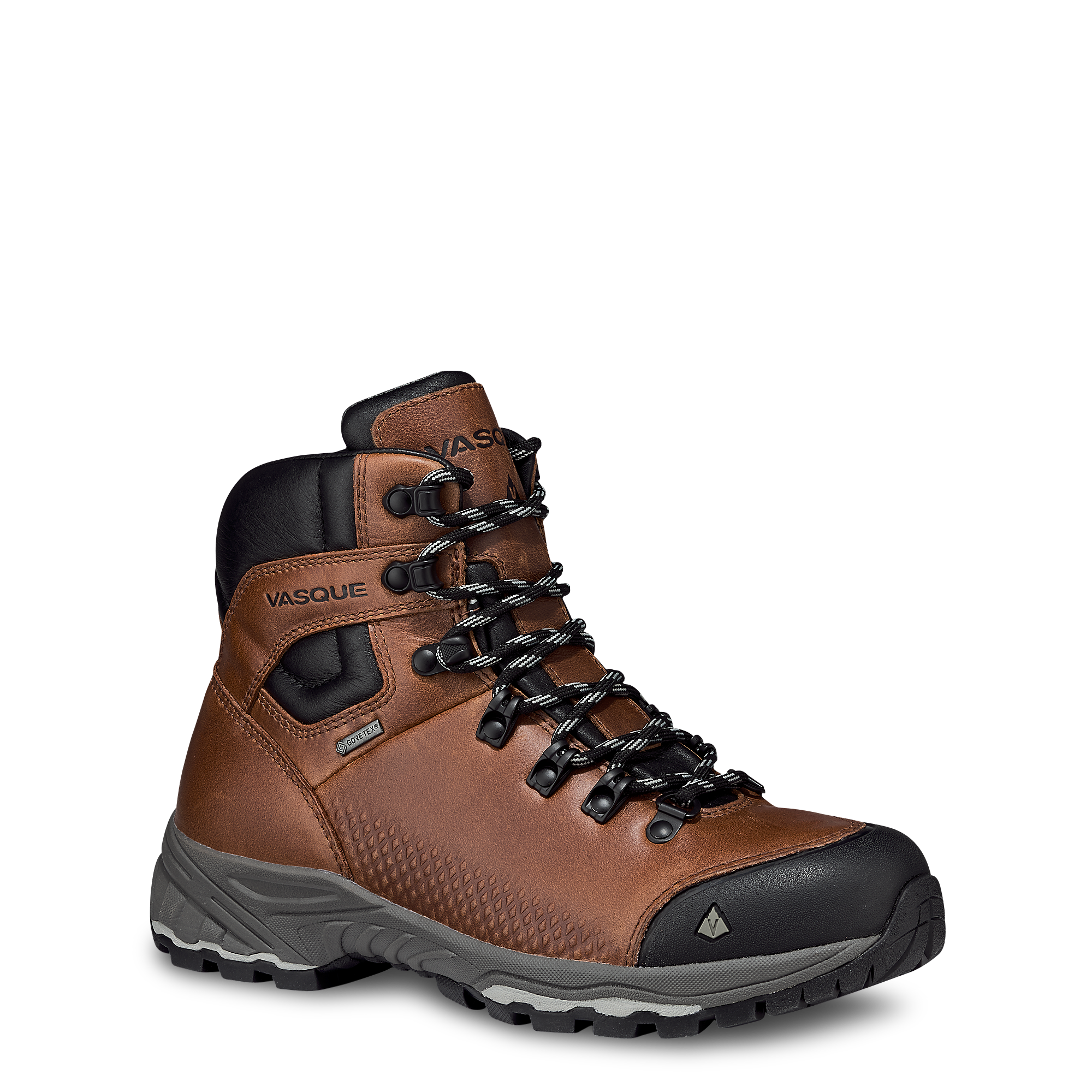 Vasque St. Elias FG GTX Waterproof Hiking Boots for Ladies - Cognac - 6M