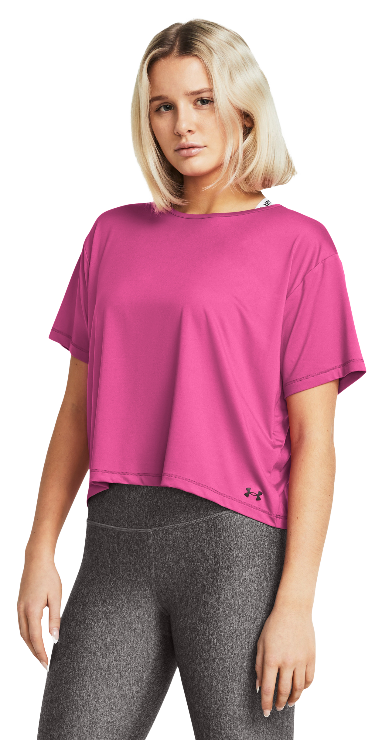 Image of Under Armour Motion Short-Sleeve T-Shirt - Astro Pink/Black - XXL