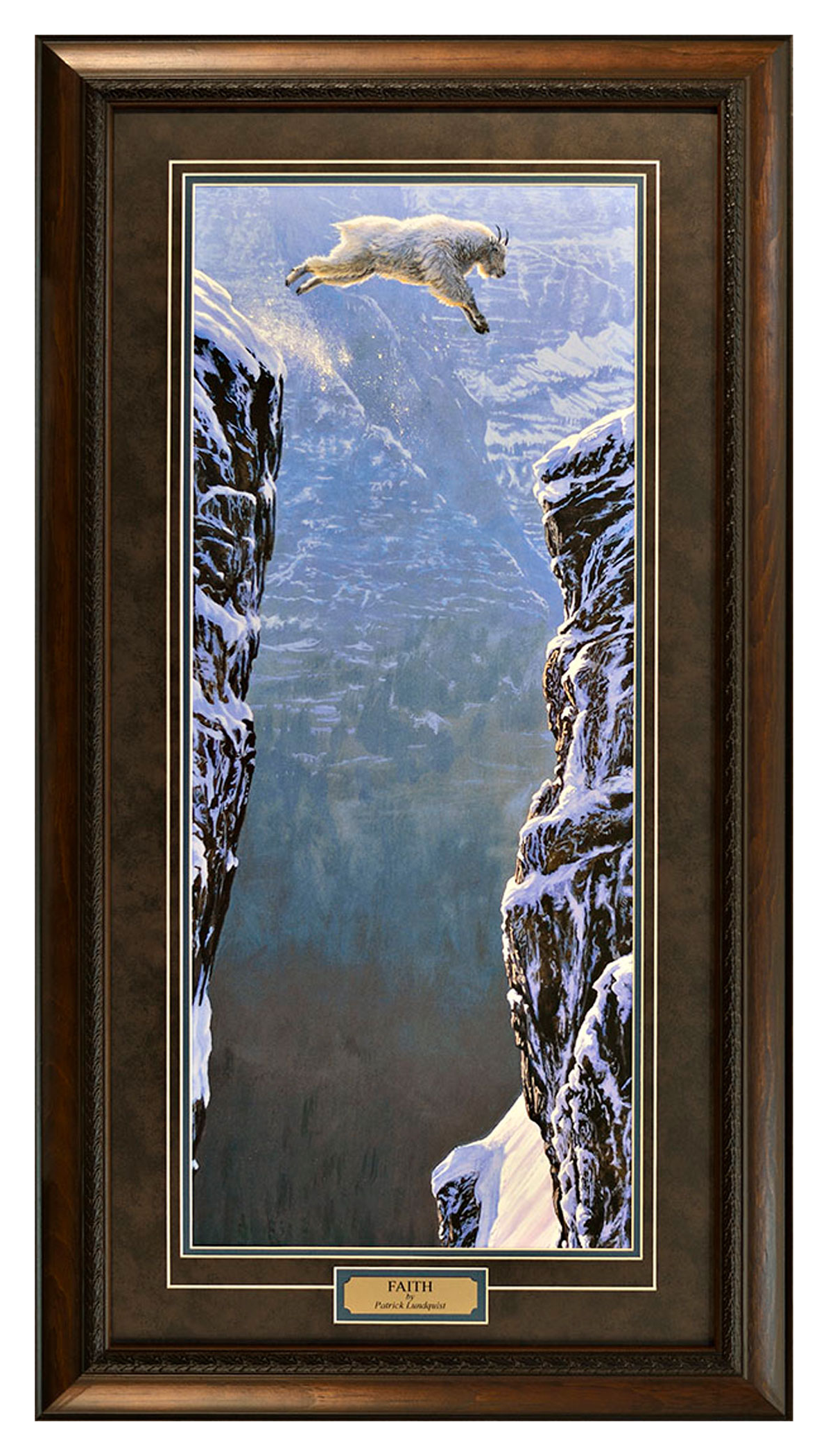 Image of "Rocky Mountain Publishing Faith Fine Art Print by Patrick Lundquist - 17.5"" x 36"" x 2"""