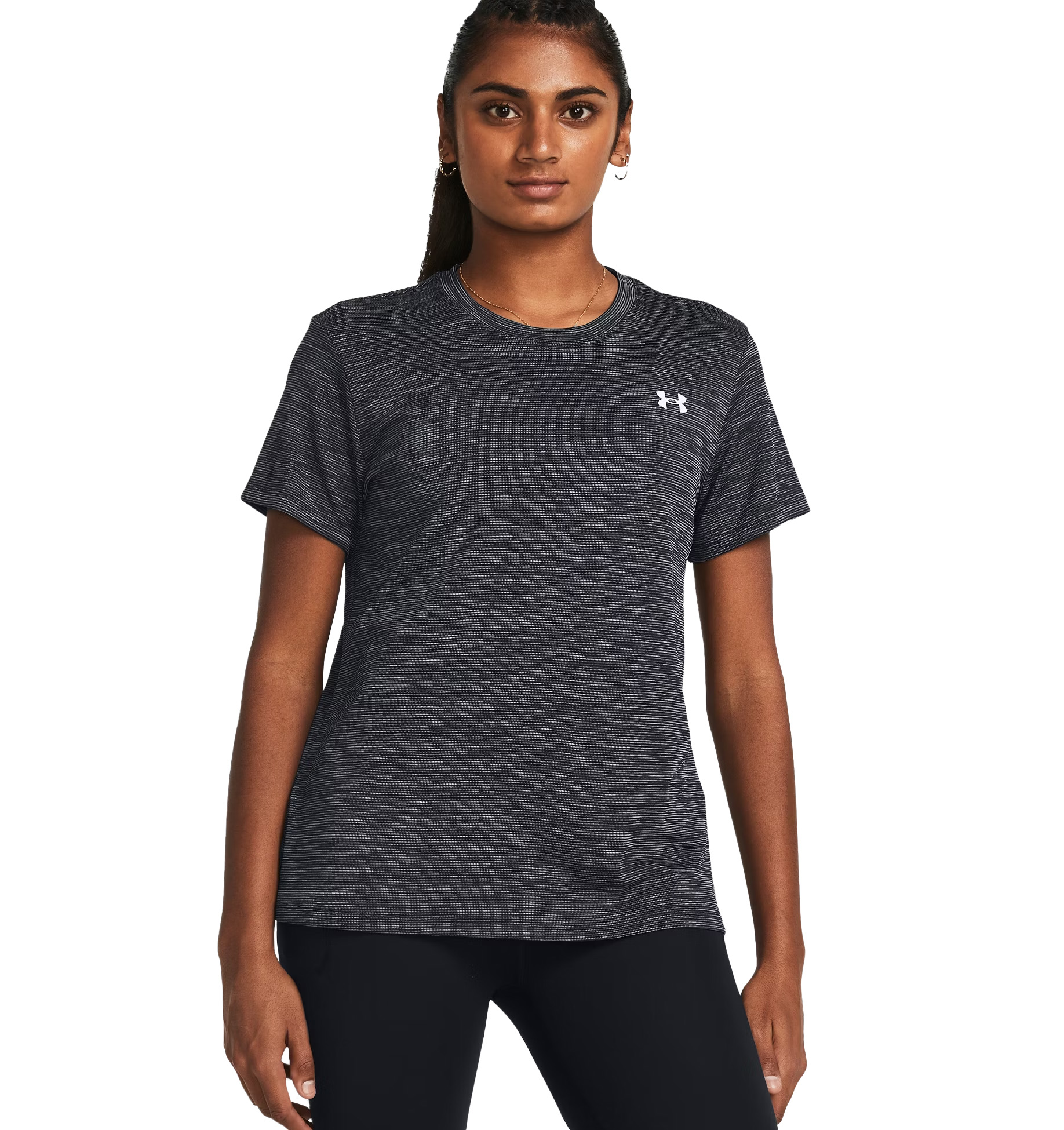 Under Armour Tech Textured Short-Sleeve T-Shirt for Ladies                                                                      