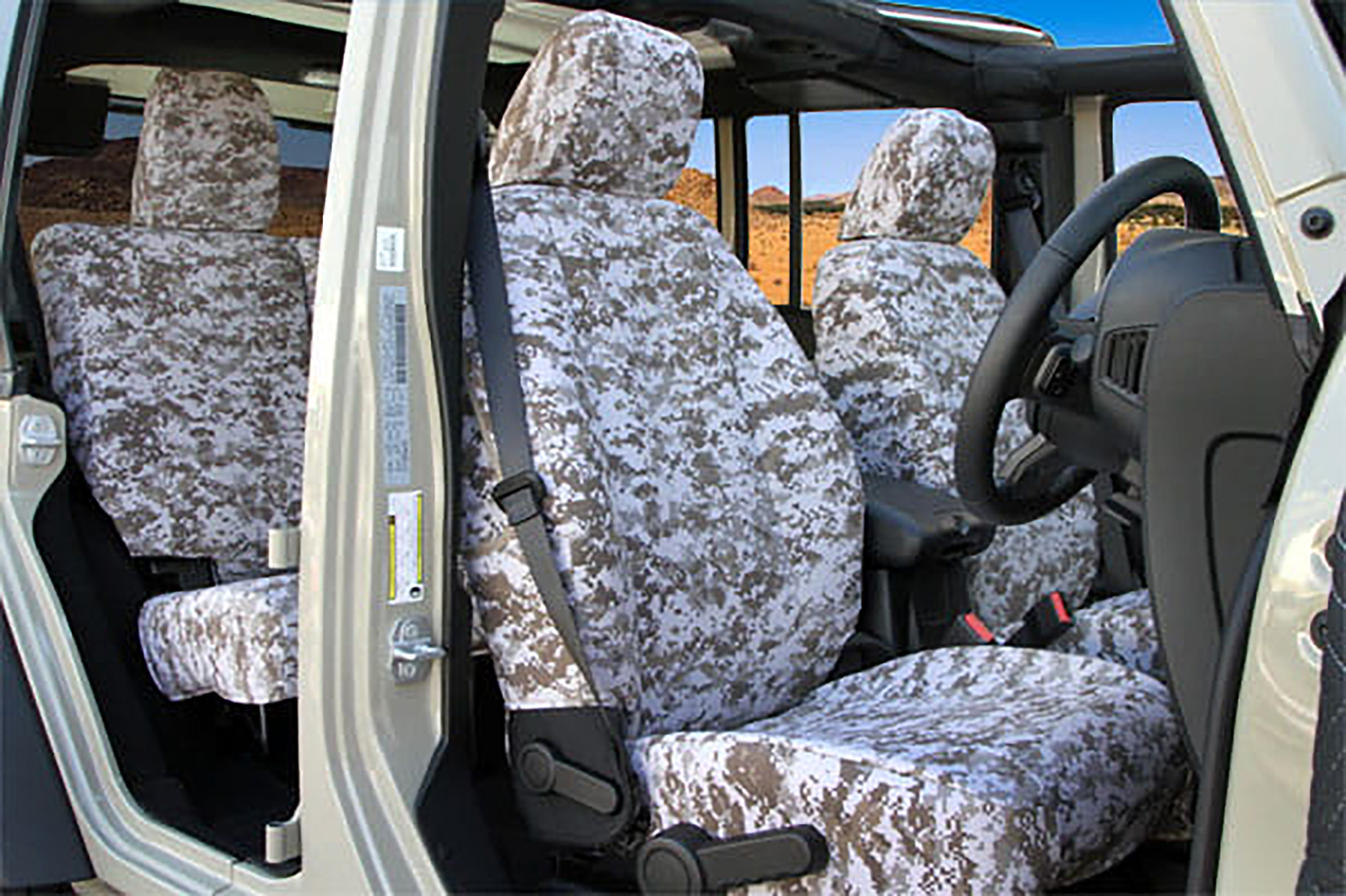 Image of CalTrend Camouflage Pattern Seat Covers