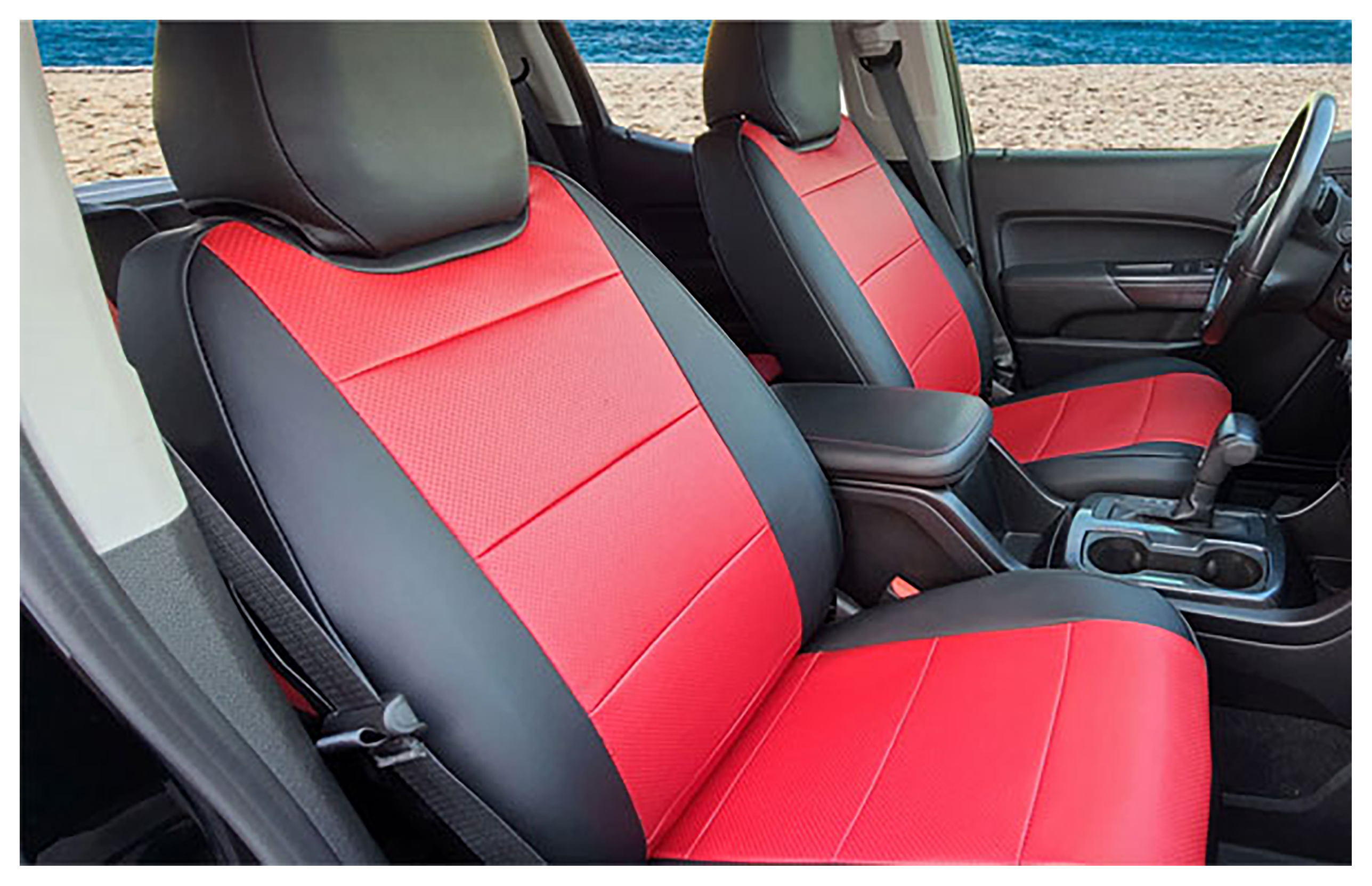 Image of CalTrend I Can't Believe It's Not Leather Sport Seat Covers