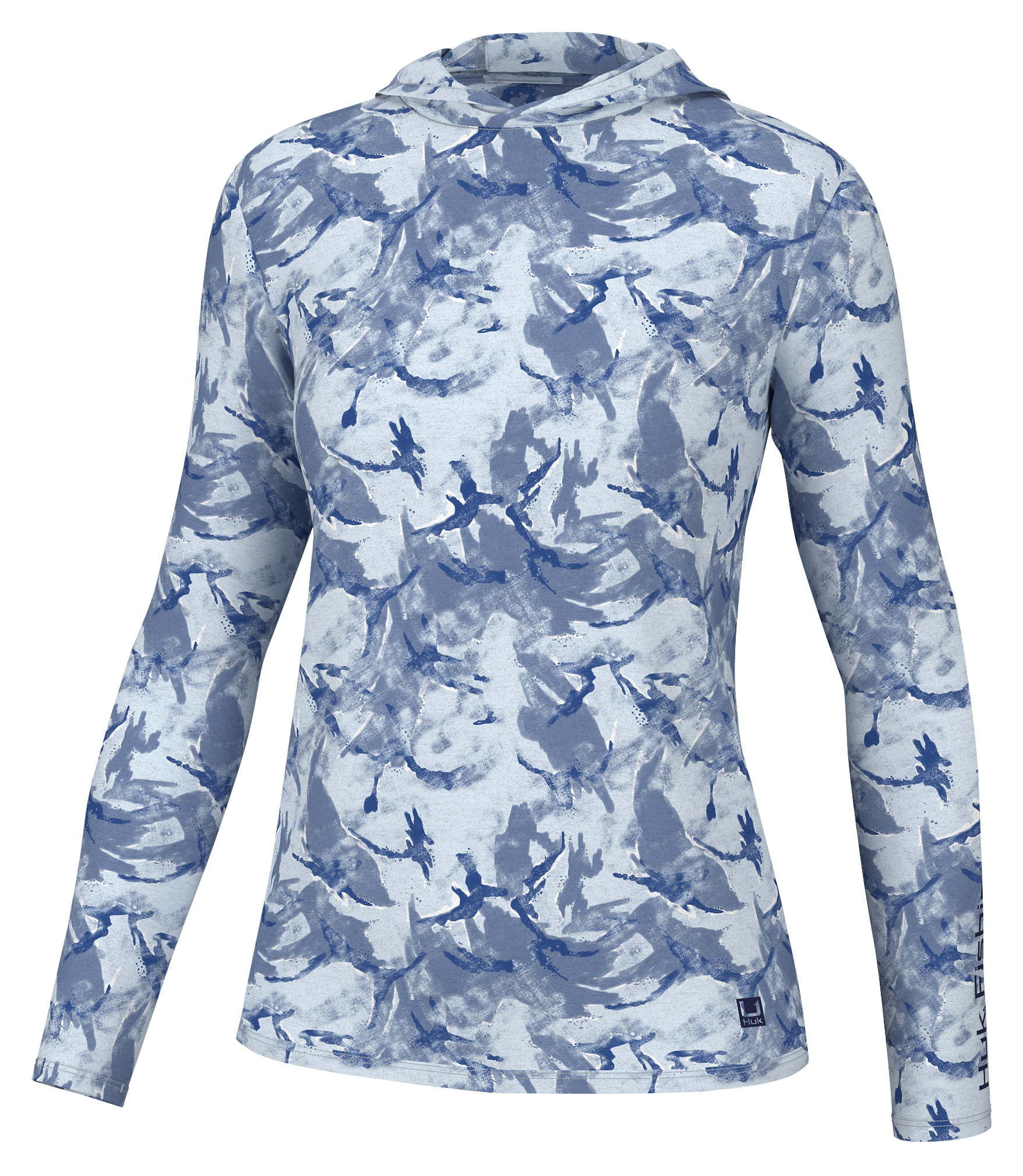 Image of Huk Waypoint Cane Bay Hoodie for Ladies - Ice Water