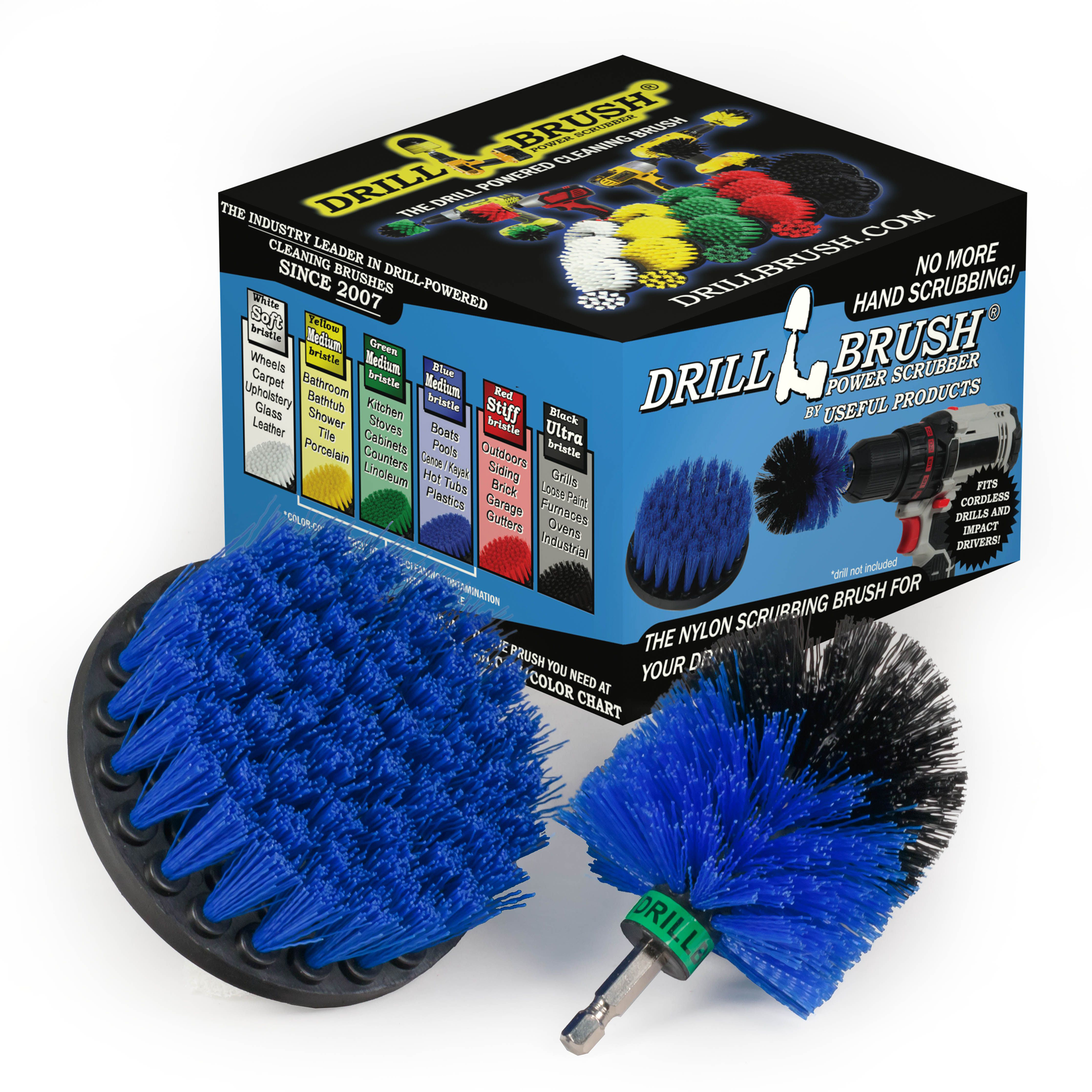 Image of Drillbrush Power Scrubber Small Area Boat Set