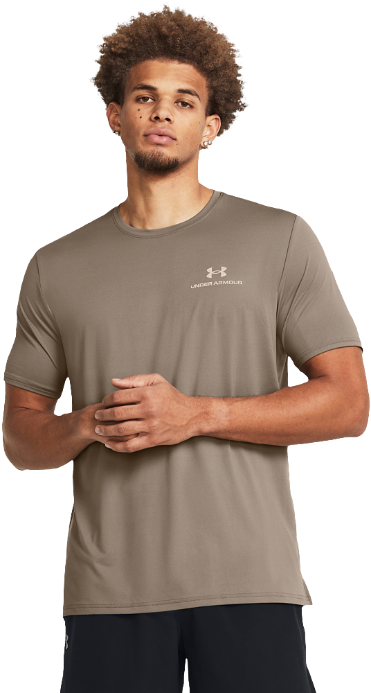 Image of Under Armour RUSH Energy Short-Sleeve T-Shirt for Men - Taupe Dusk/Taupe Dusk - 2XL