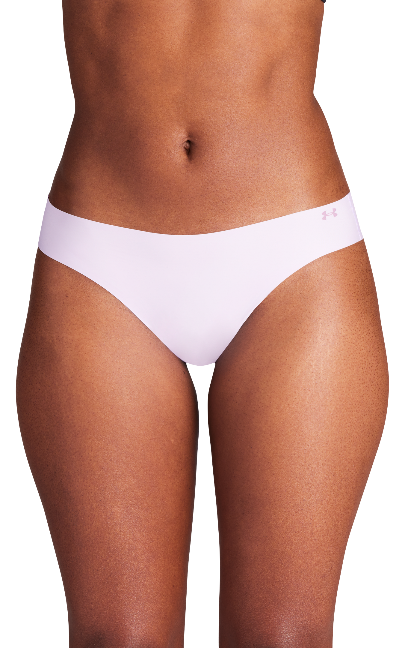 Image of Under Armour Pure Stretch No Show Thong 3-Pack - Purple Ace