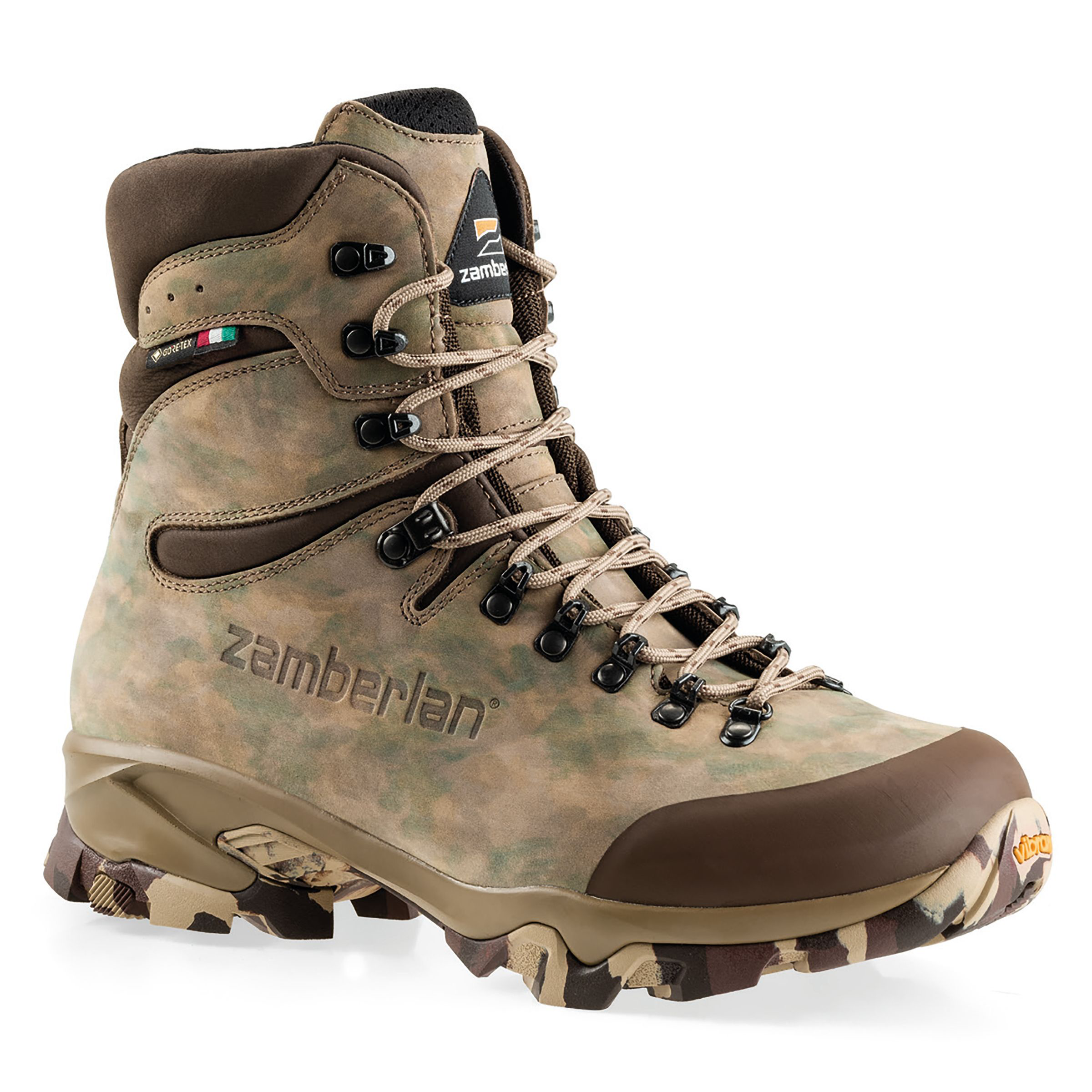 Zamberlan 1214 Lynx Mid GTX RR GORE-TEX Hunting Boots for Men - Beige - 8.5M