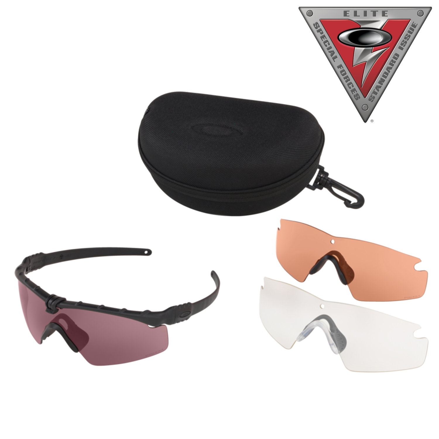 Image of Oakley SI Ballistic M Frame 3.0 SS Array OO9146 Prizm TR22, TR45 and Clear Lens Sunglasses