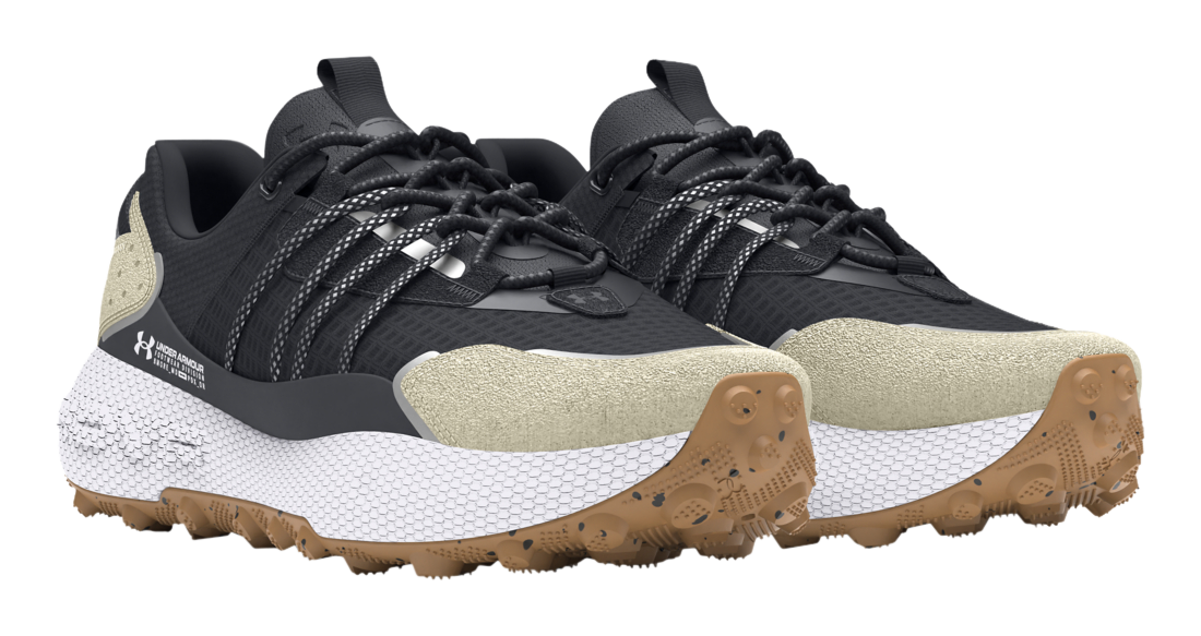 Image of Under Armour Fat Tire Venture Pro Trail Running Shoes for Men - Black/Anthracite/White - 10.5M