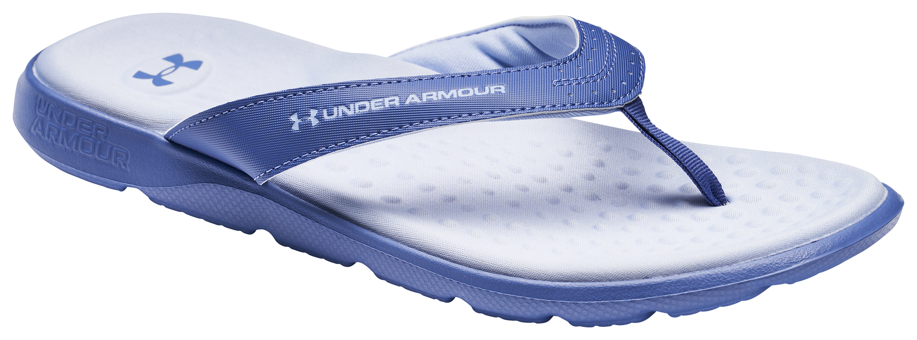 Image of Under Armour Ignite Pro Marbella Sandals for Ladies - Starlight/Celeste - 7M