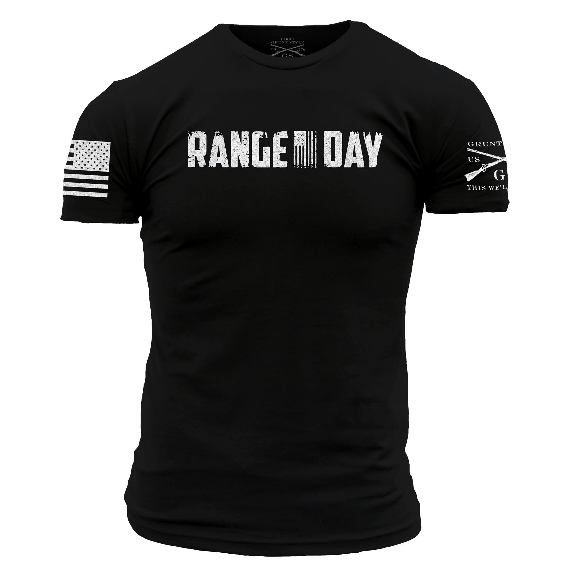 Image of Grunt Style Range Day Short-Sleeve T-Shirt for Men - Black - S