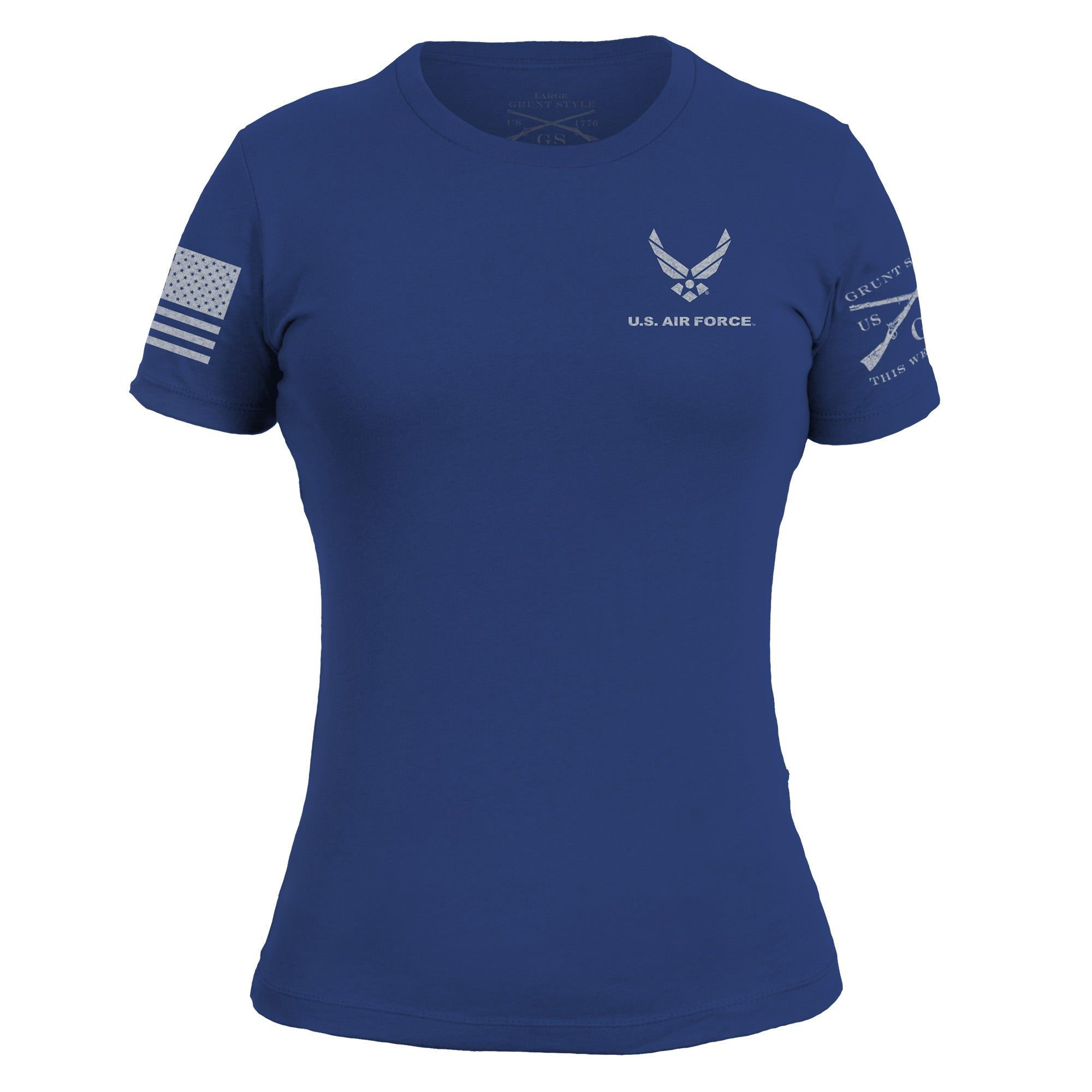 Image of Grunt Style USAF Basic Logo Short-Sleeve T-Shirt for Ladies