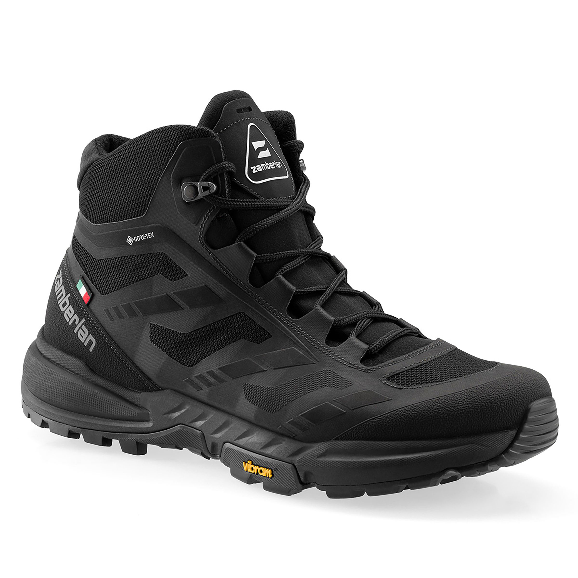 Zamberlan 219 Anabasis GTX Waterproof Mid Hiking Boots for Men - Black - 13M