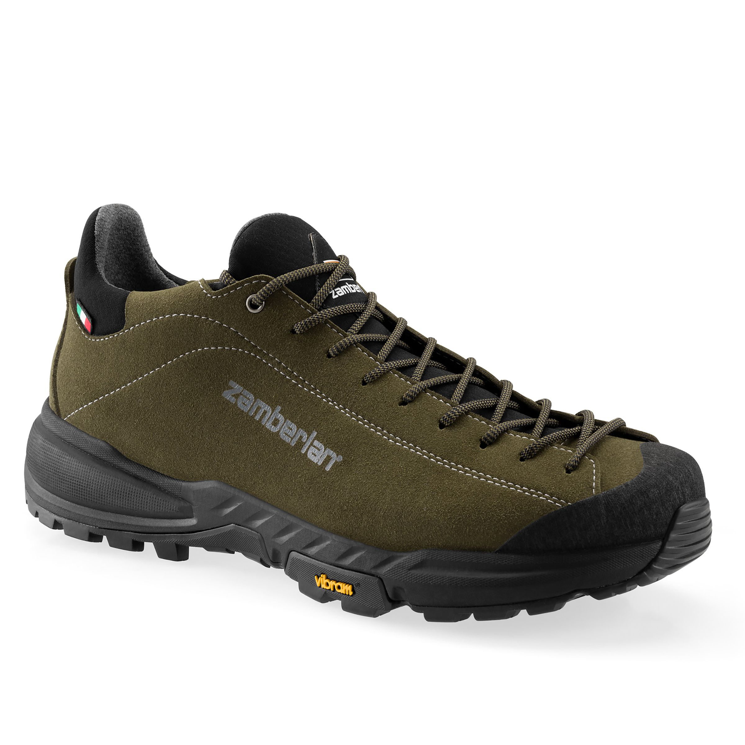 Image of Zamberlan 217 Free Blast GTX Waterproof Hiking Shoes for Men - Dark Green - 7.5M