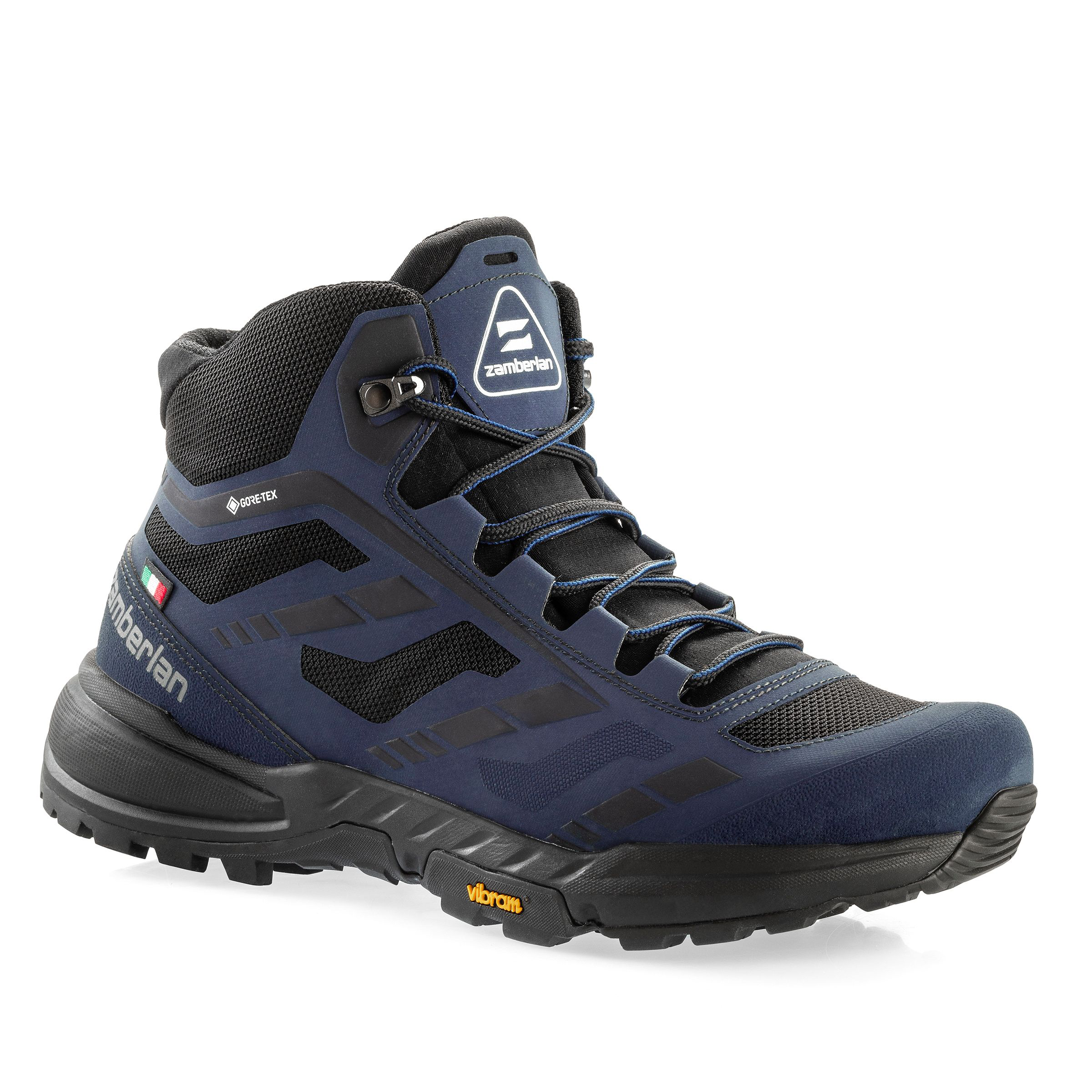 Zamberlan 219 Anabasis GTX Waterproof Mid Hiking Boots for Men - Blue - 7.5M