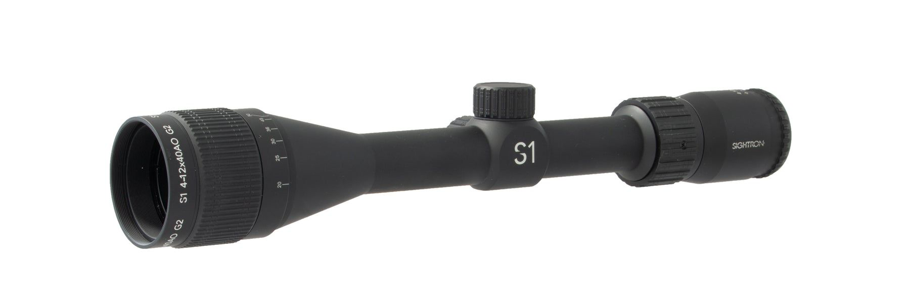 Sightron S1 Adjustable Optic G2 Rifle Scope - 4-12X40mm AO - Sightron