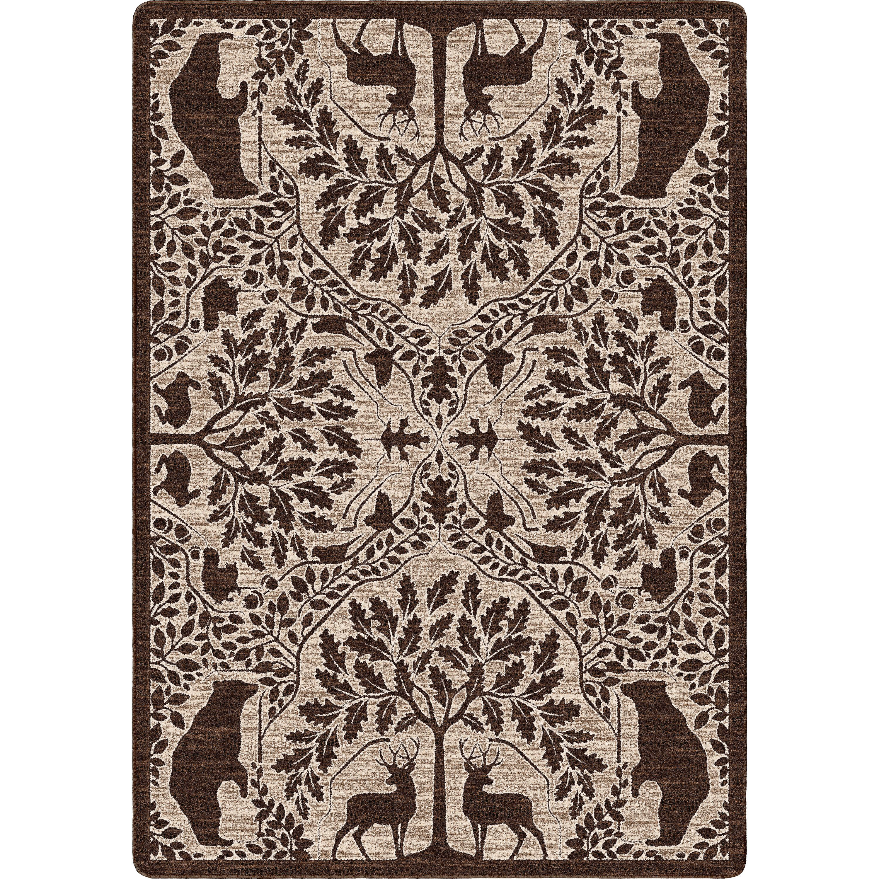 Image of American Dakota Brushwoods Lodge Area Rug - 3' x 4'