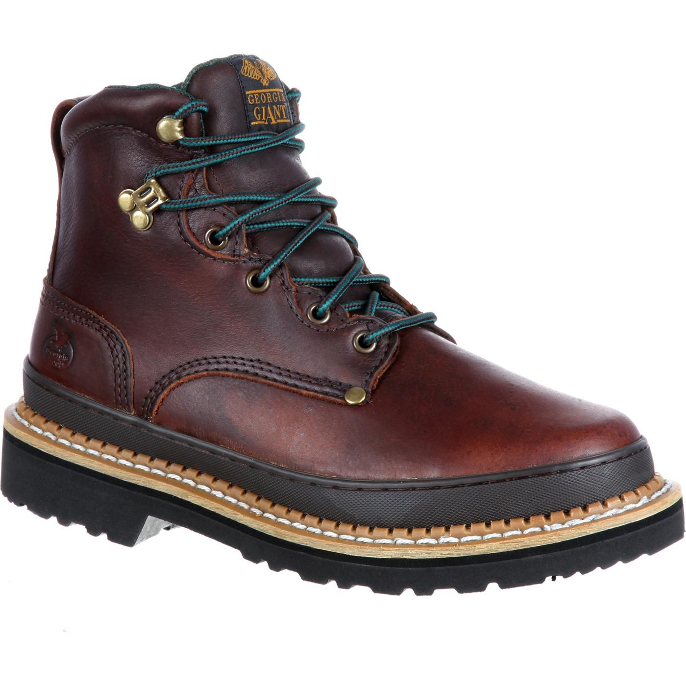 Image of Georgia Boot Georgia Giant Steel Toe Work Boots for Men - Soggy Brown