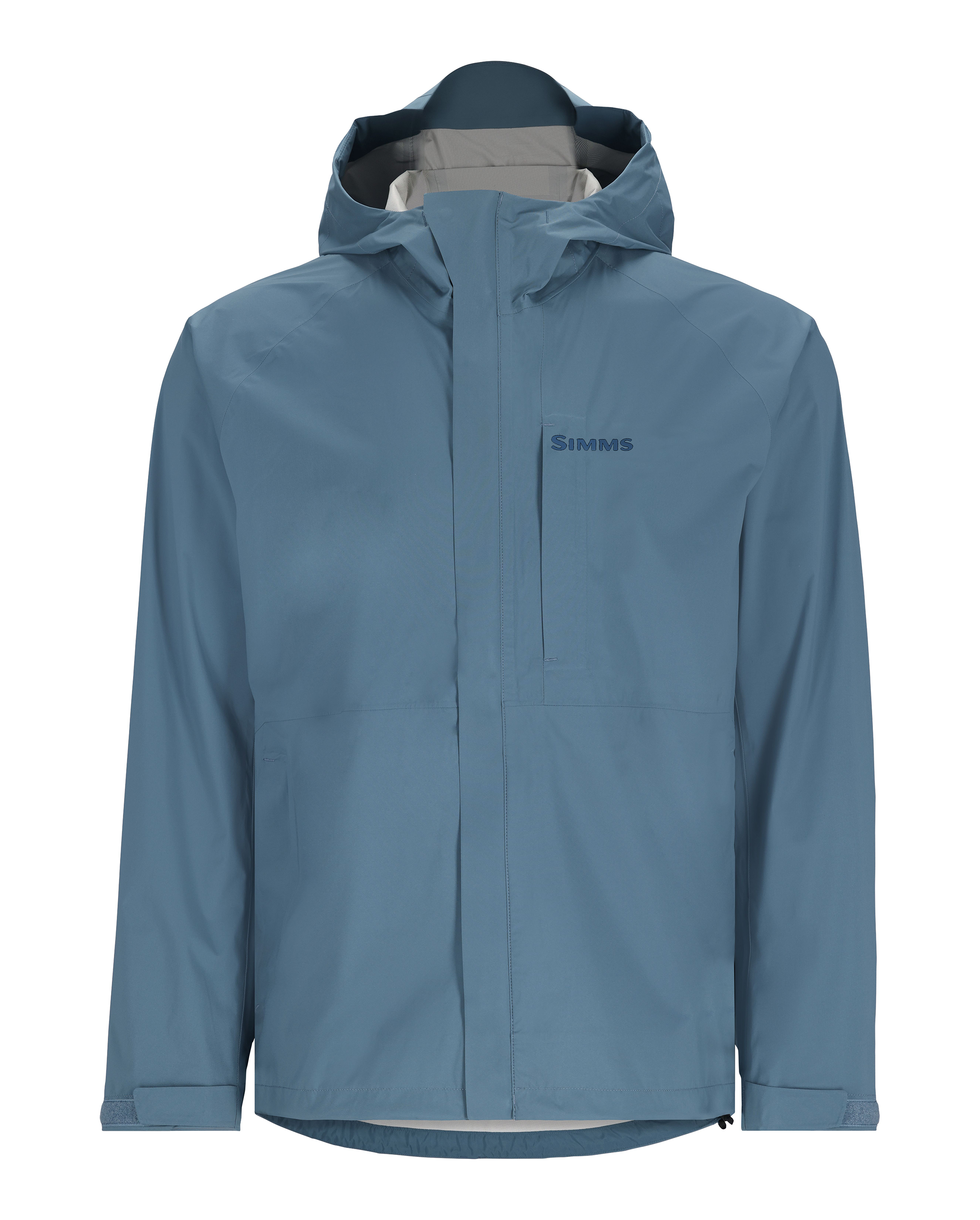 Image of Simms Waypoints Rain Jacket for Men - Neptune - S