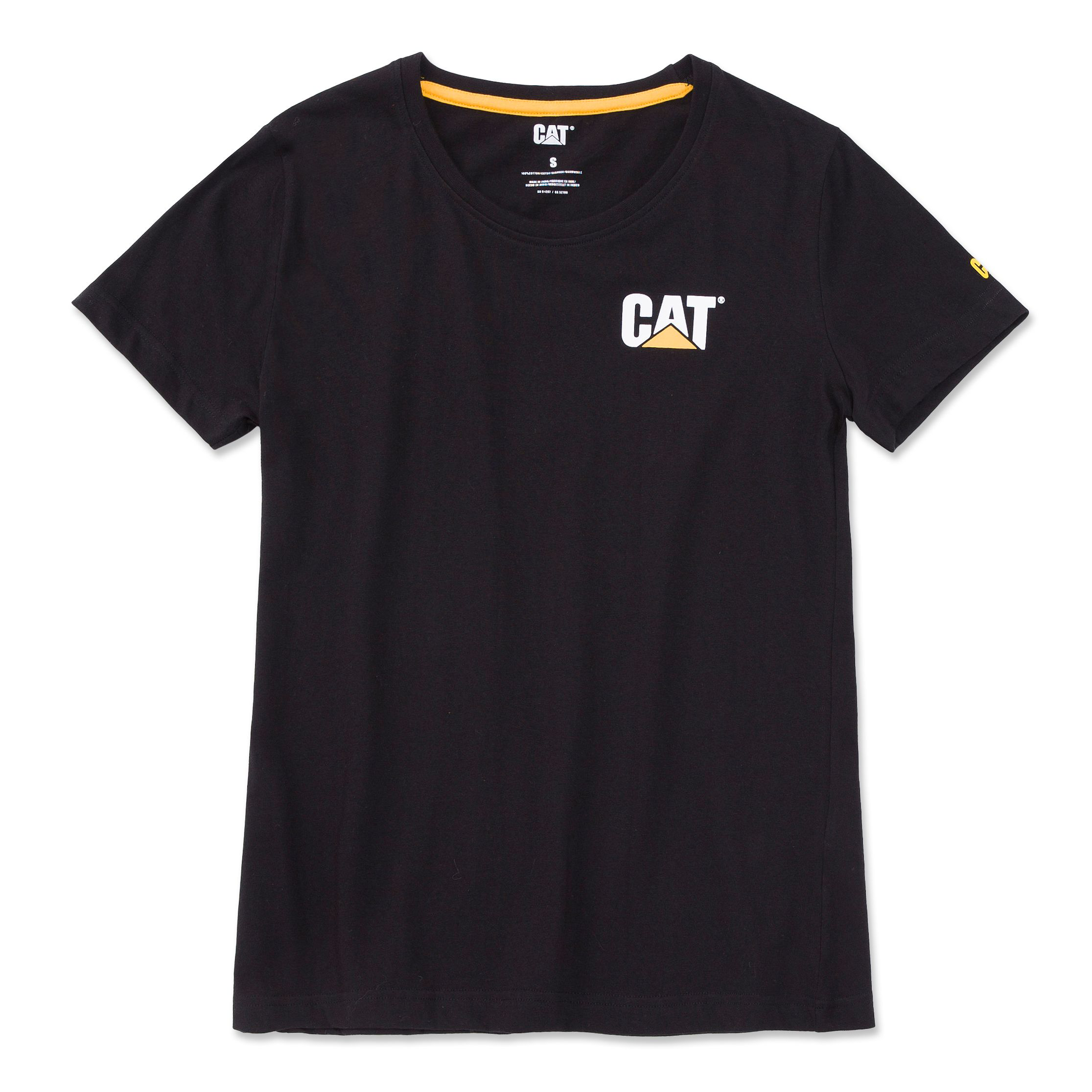 Image of CAT Workwear Trademark Short-Sleeve T-Shirt for Ladies - Black