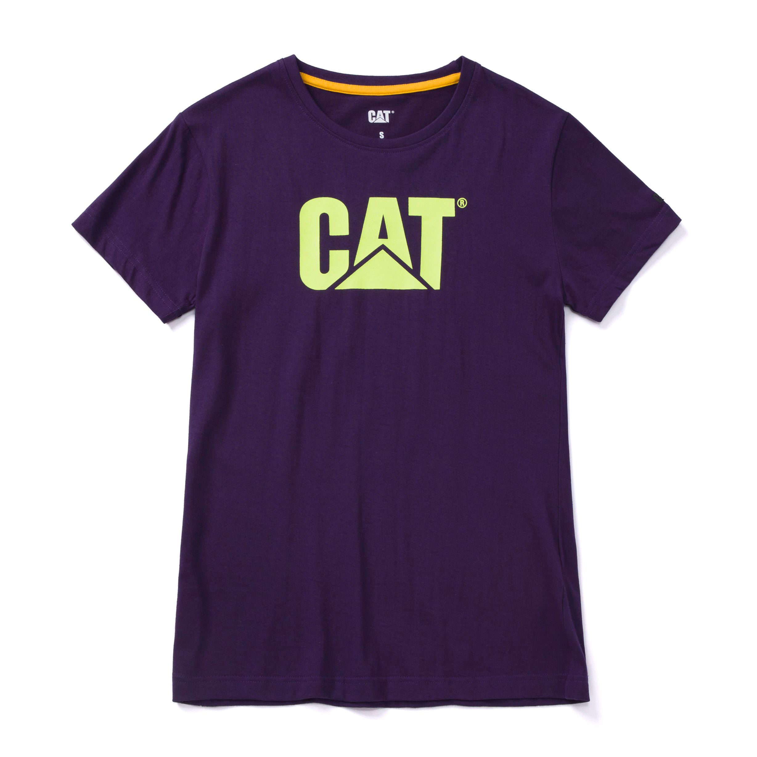 Image of CAT Workwear Trademark Short-Sleeve T-Shirt for Ladies - Purple Velvet