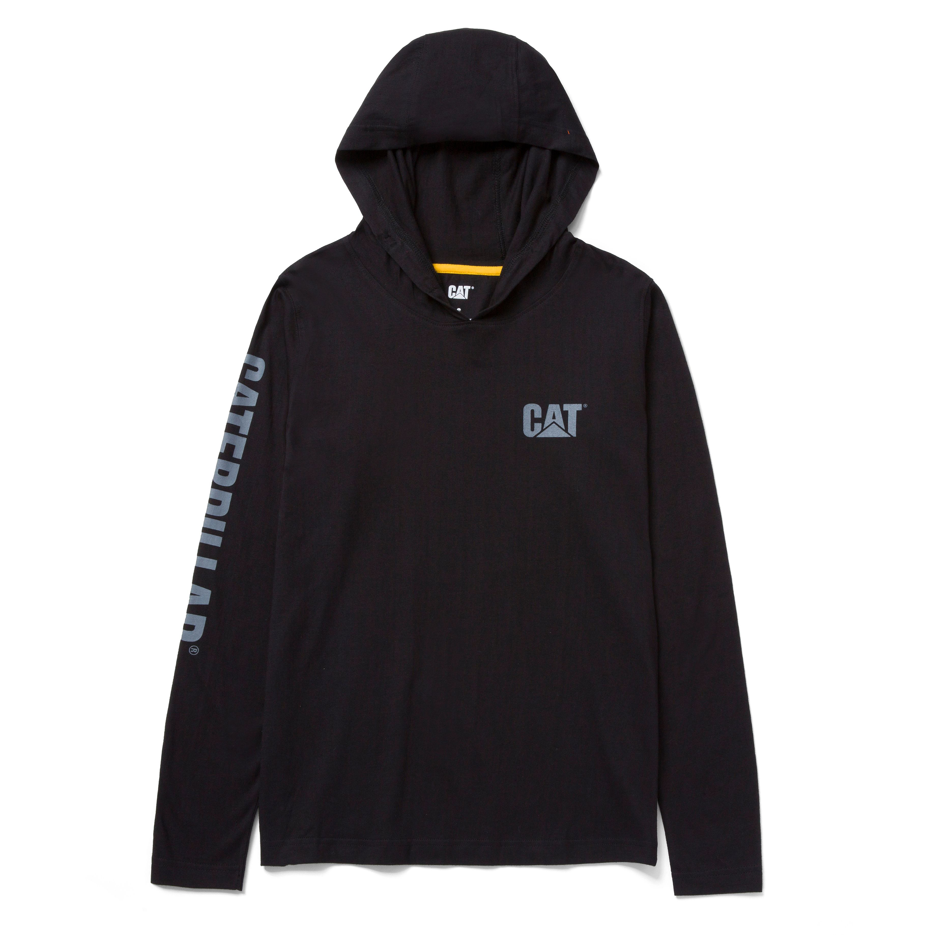 Image of CAT Workwear UPF Banner Hooded Long-Sleeve Shirt for Ladies - Black - M