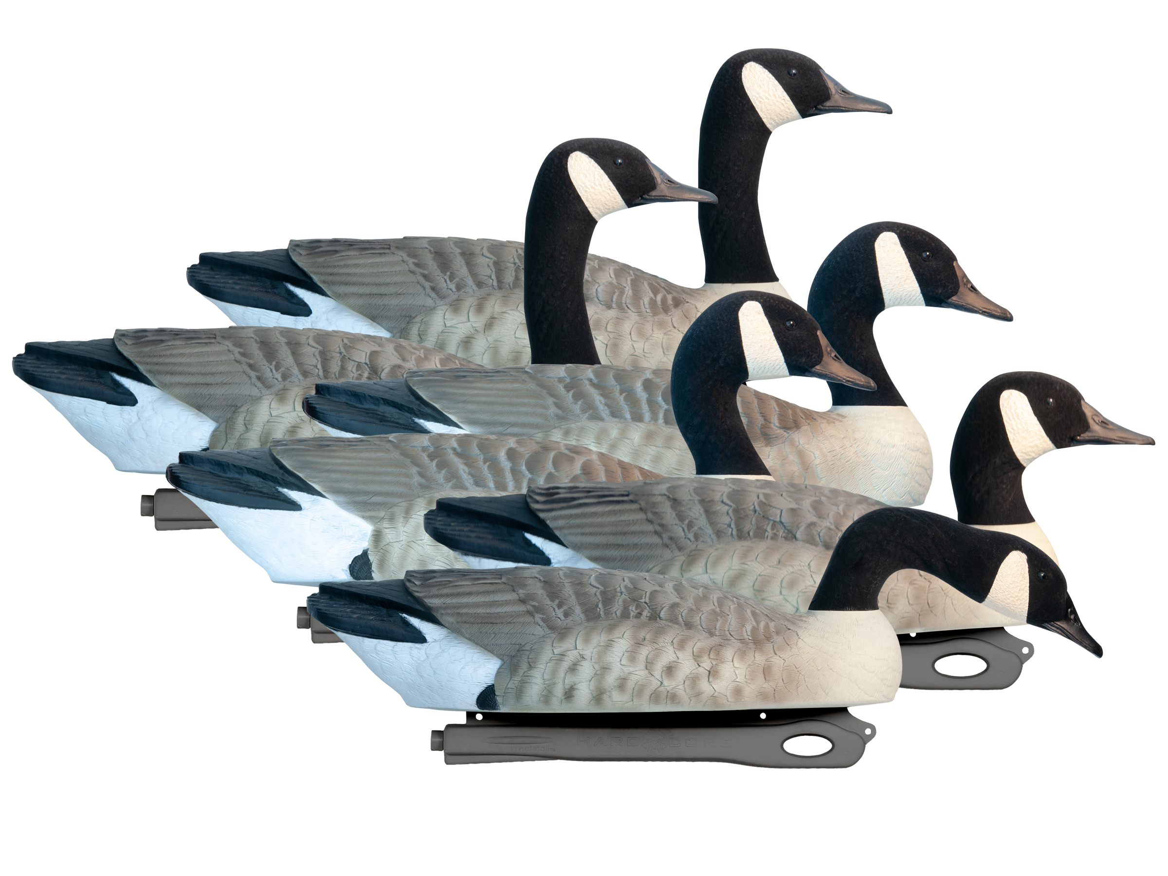 Hardcore Rugged Series Lesser Canada Floater Goose Decoys TouchDown 6-Pack