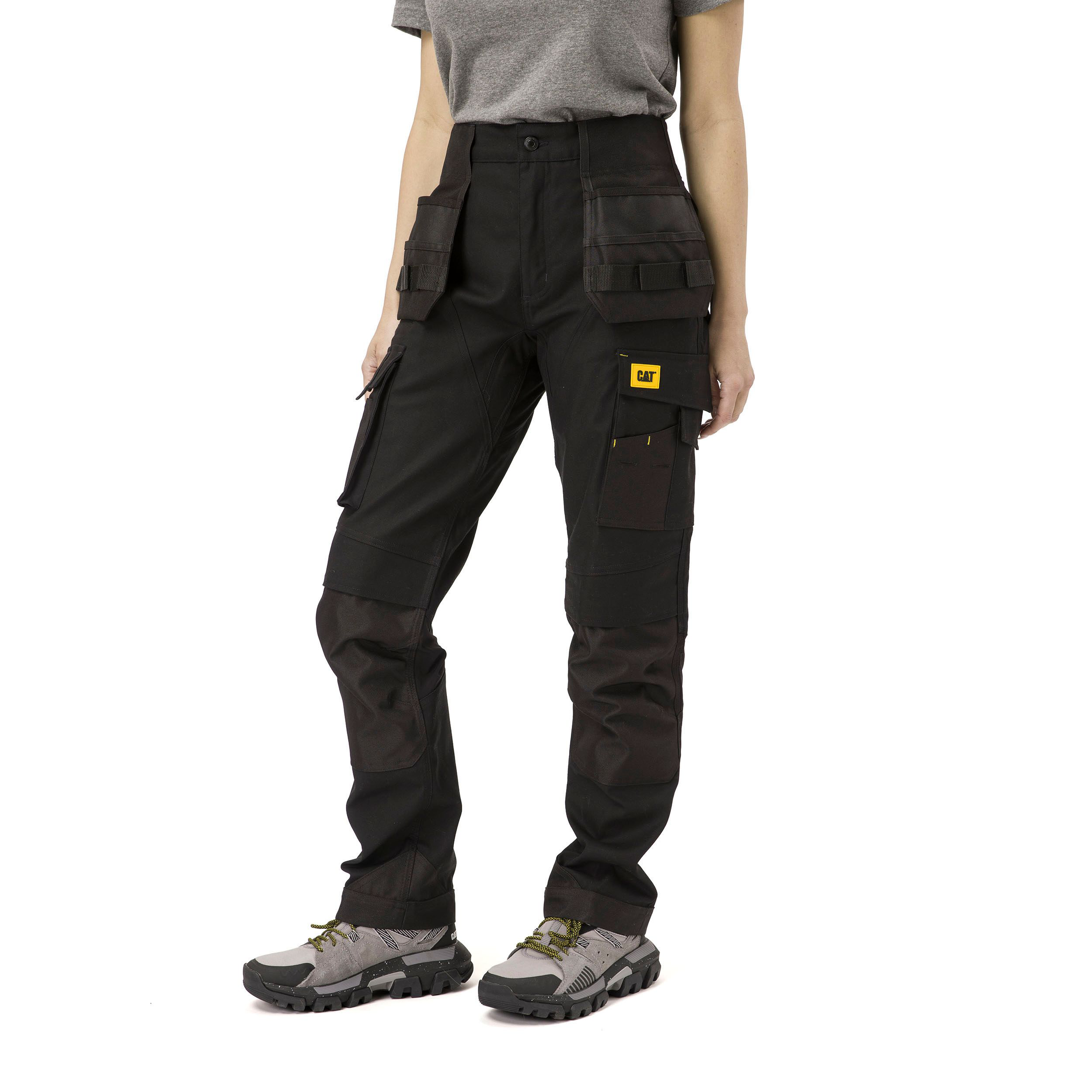 Image of CAT Workwear Advanced Stretch Trademark Work Pants for Ladies - Black - 24W
