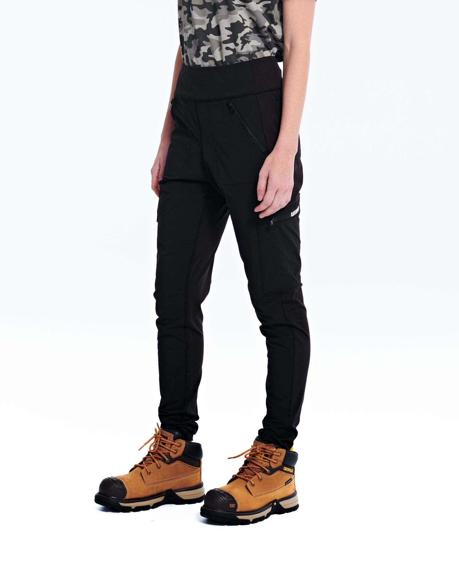 Image of CAT Workwear Active Work Leggings for Ladies - Black - M