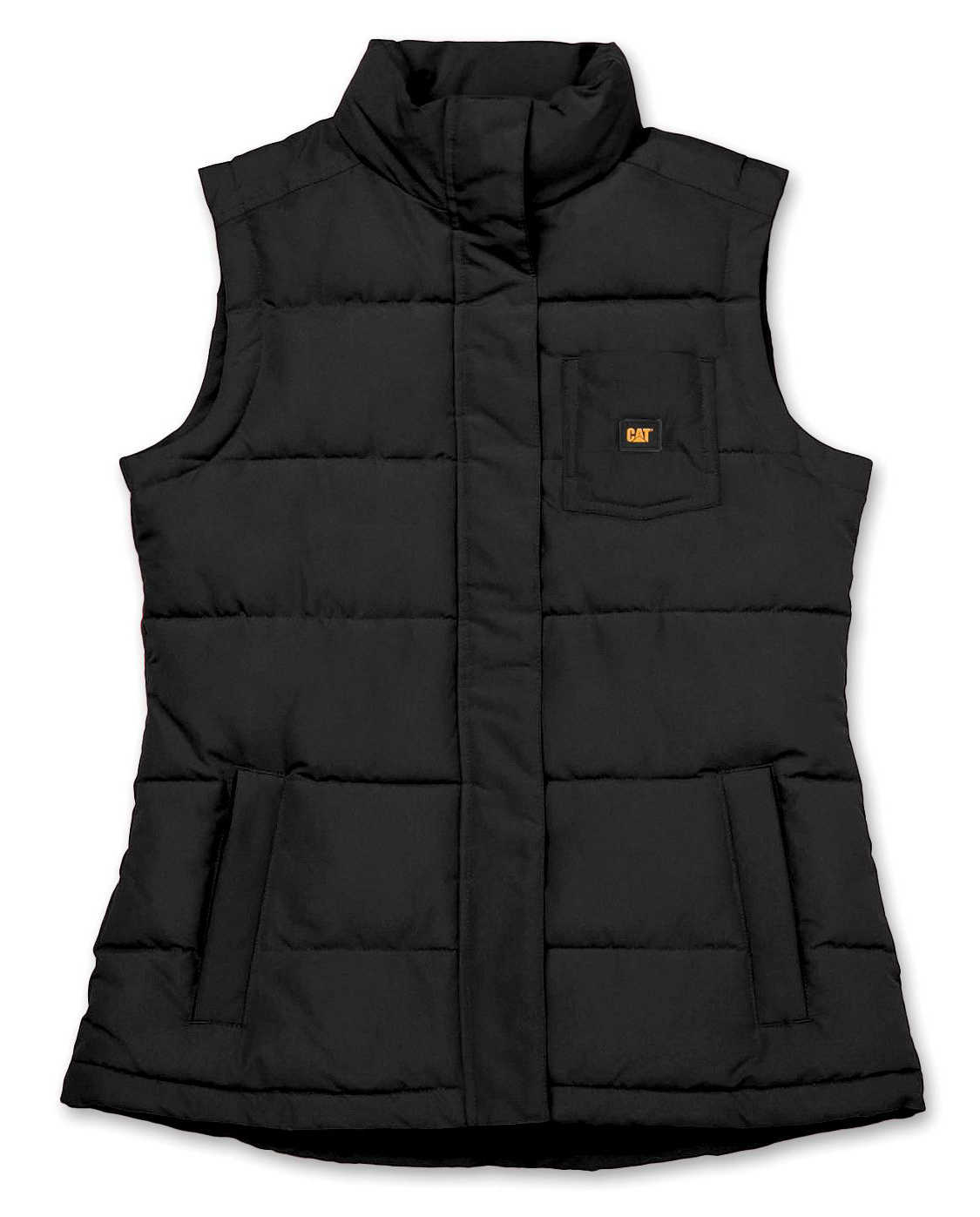 Image of CAT Arctic Zone Insulated Vest for Ladies - Black/Yellow - XS