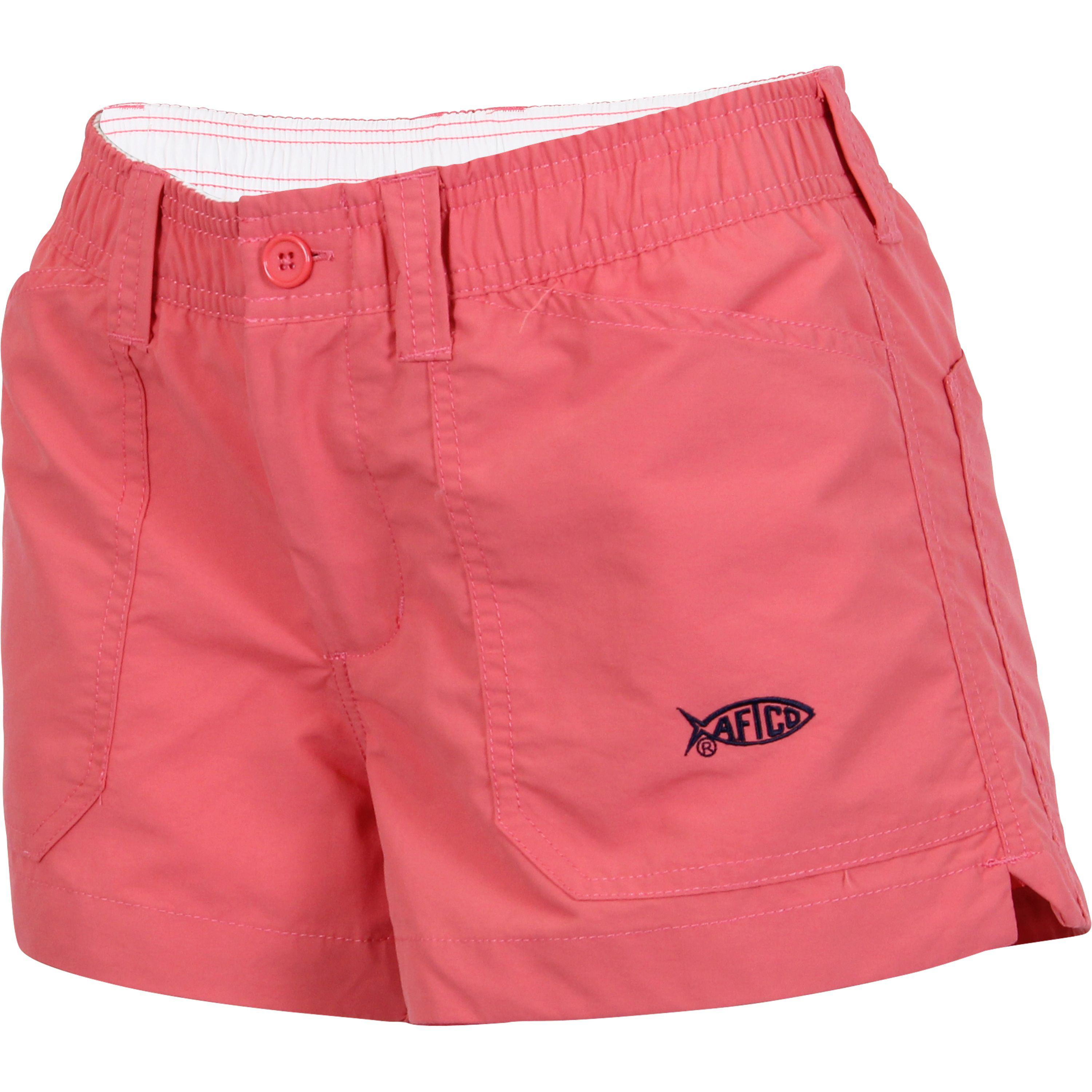 Image of AFTCO Original Fishing Shorts for Ladies - Coral - 0