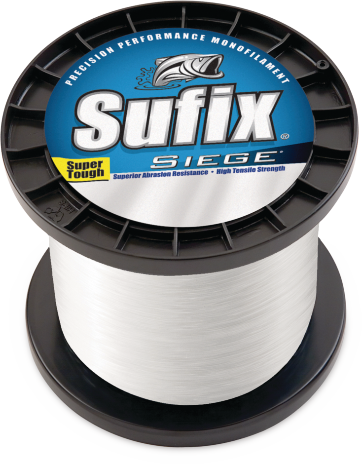 Image of Sufix Siege Fishing Line - Clear - 3000 Yards - 6 lb.