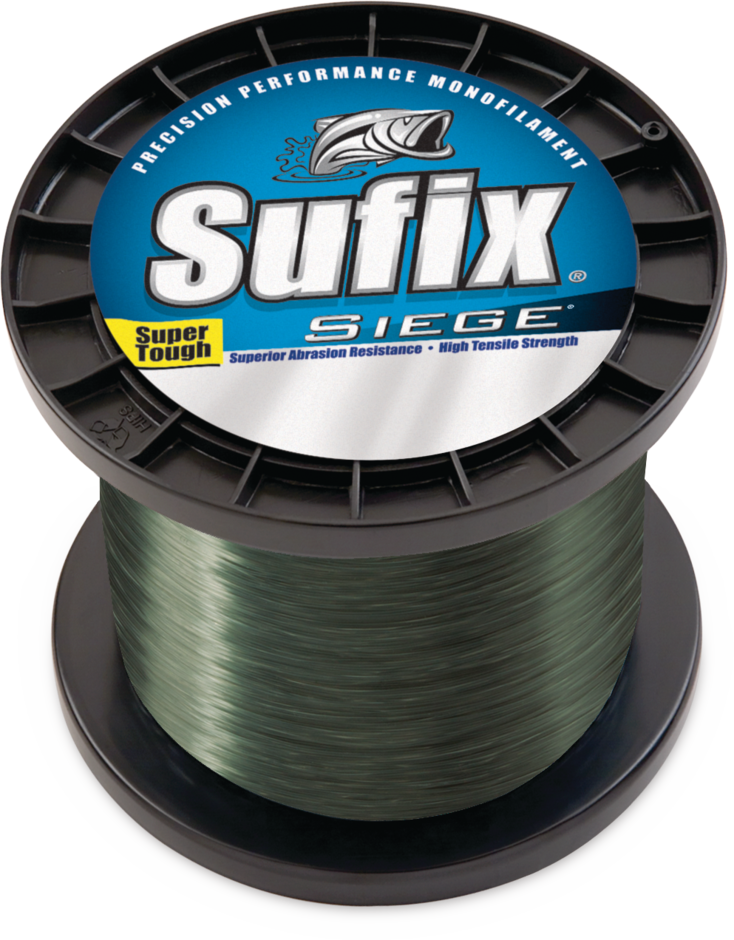 Image of Sufix Siege Fishing Line - Smoke Green - 3000 Yards - 10 lb.