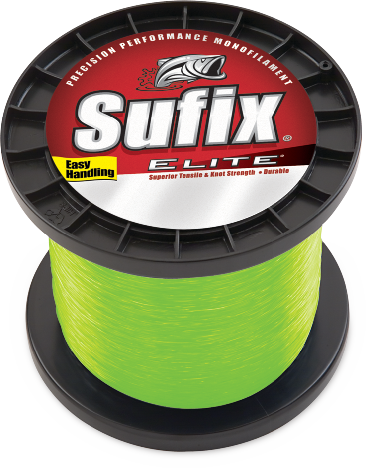 Image of Sufix Elite Fishing Line - Hi-Vis Yellow - 3000 Yards - 17 lb