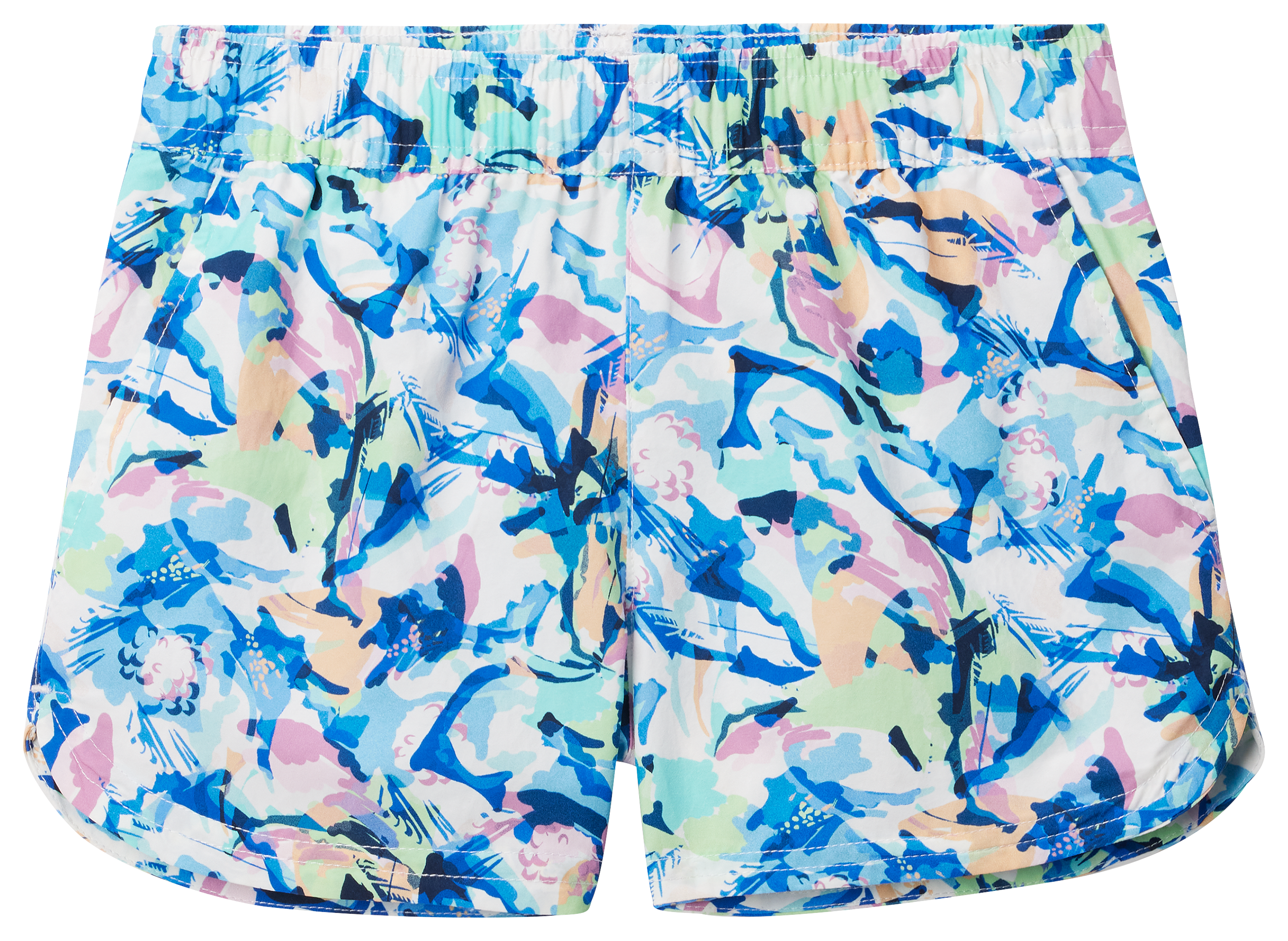 Image of Columbia Super Backcast Water Shorts for Kids - White Blissblooms - M