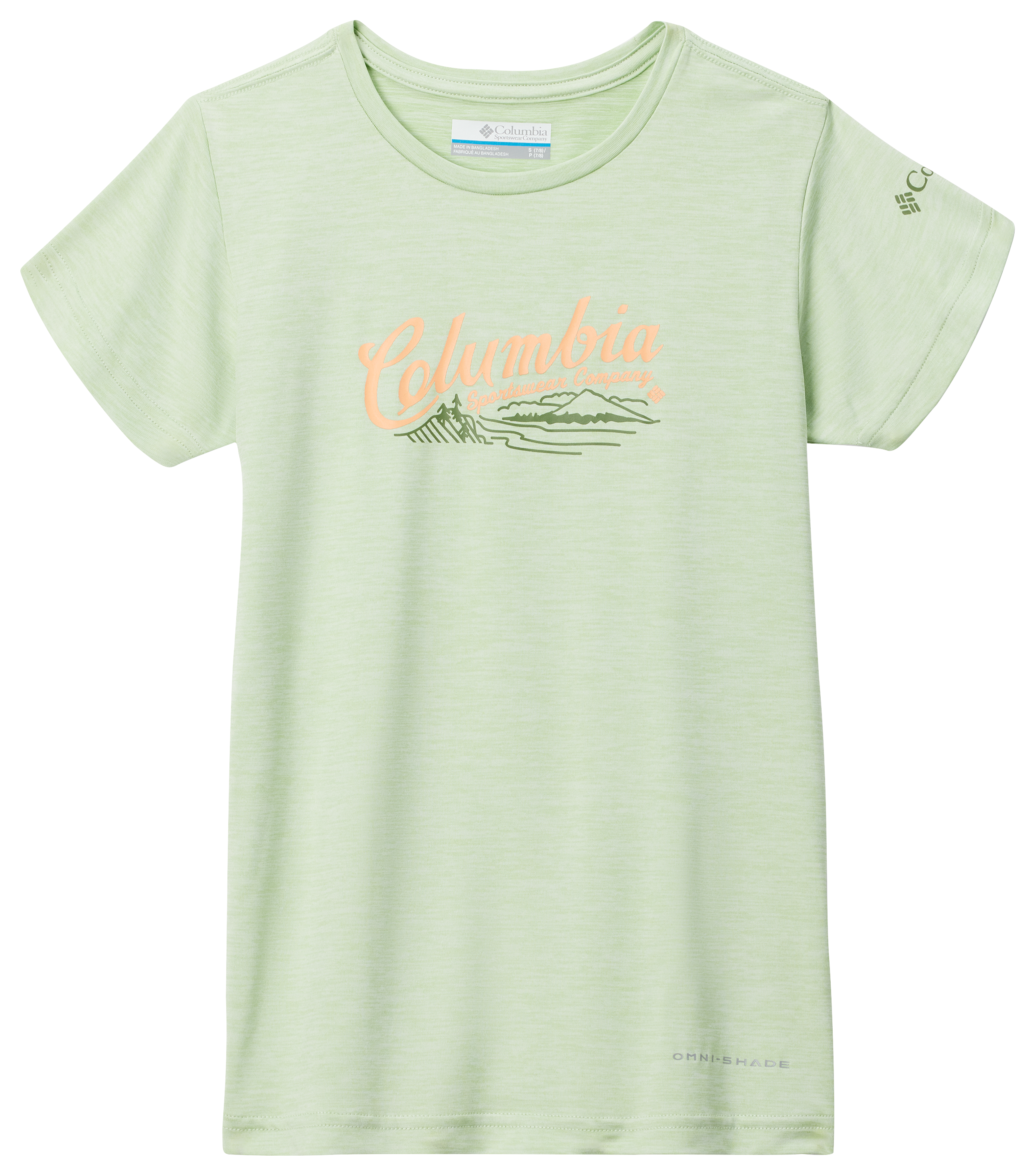 Image of Columbia Mission Peak Script Graphic Short-Sleeve T-Shirt for Kids