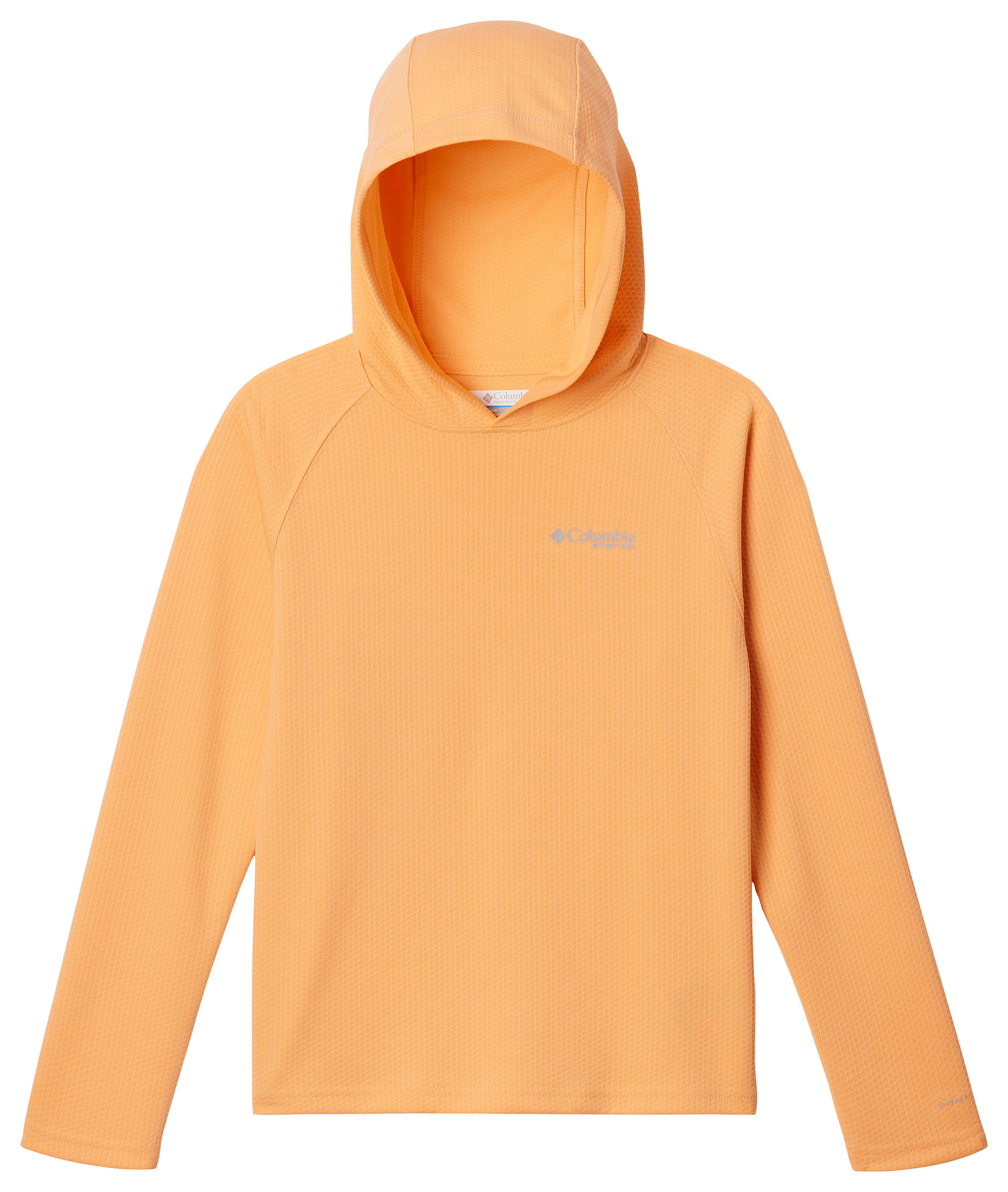 Image of Columbia PFG Solar Stream Hoodie for Kids - Bright Nectar - XXS