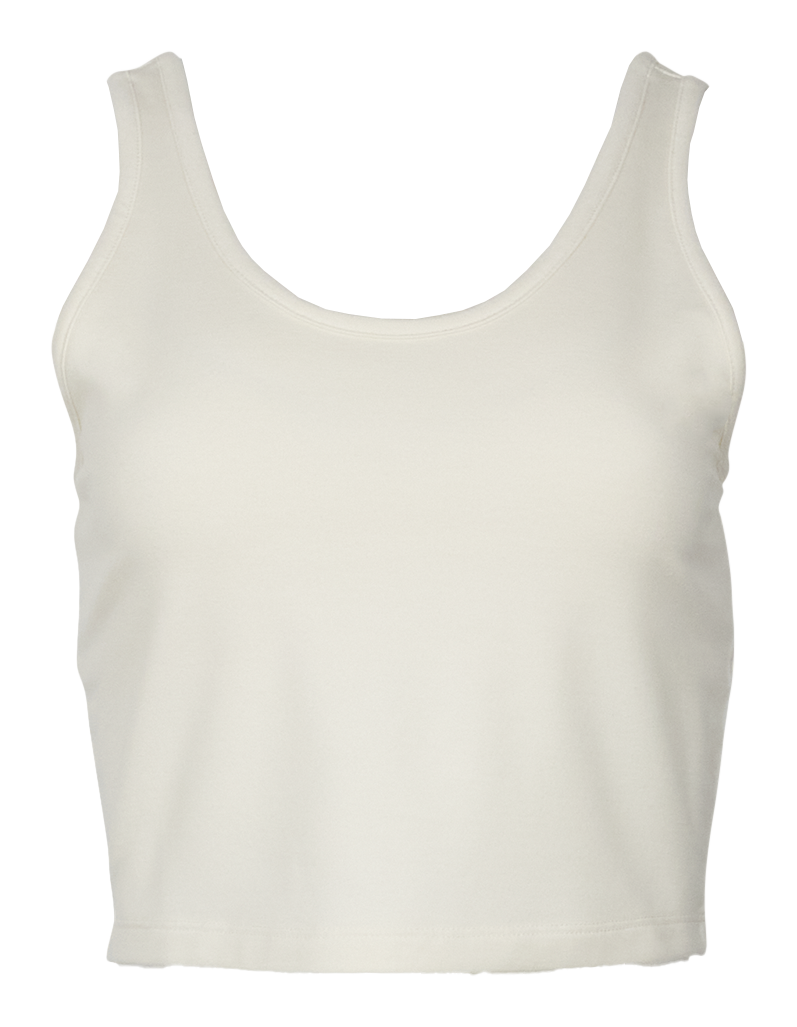 Image of Natural Reflections Birchfield Cropped Cami - Egret