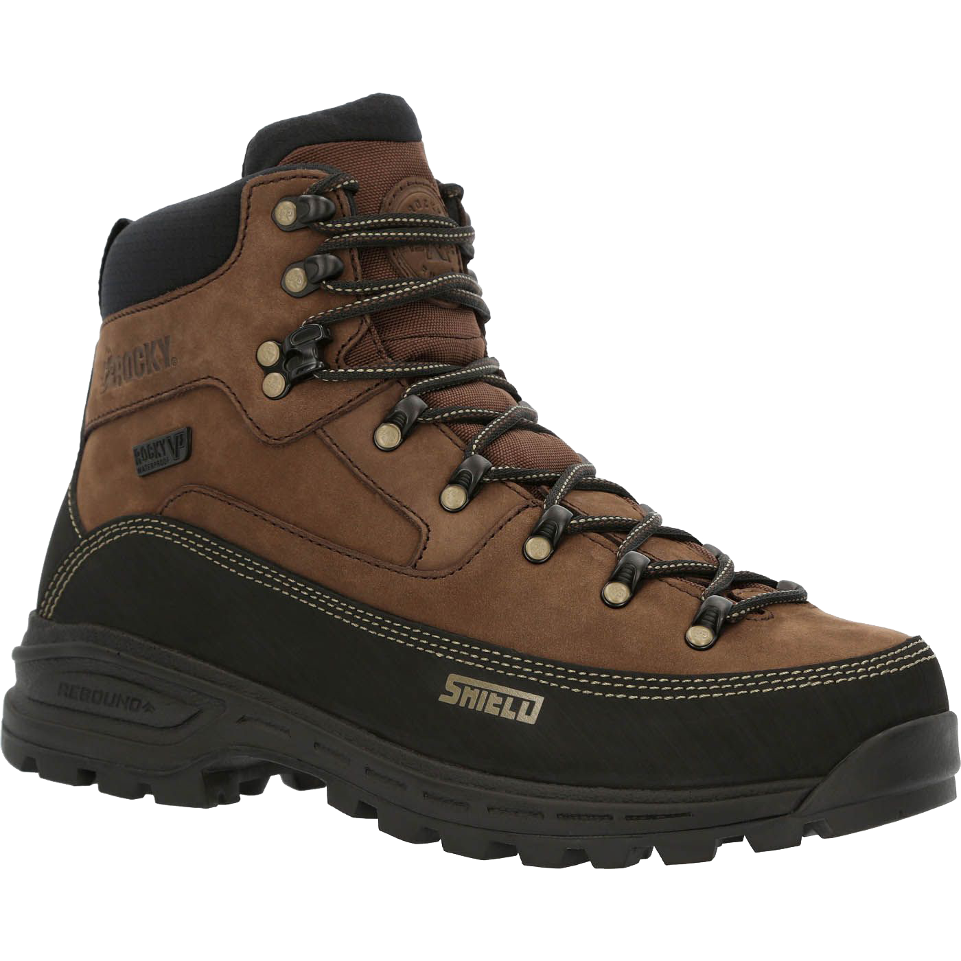 Image of Rocky Mountain Stalker Pro Waterproof Hunting Boots for Men - Brown - 8W