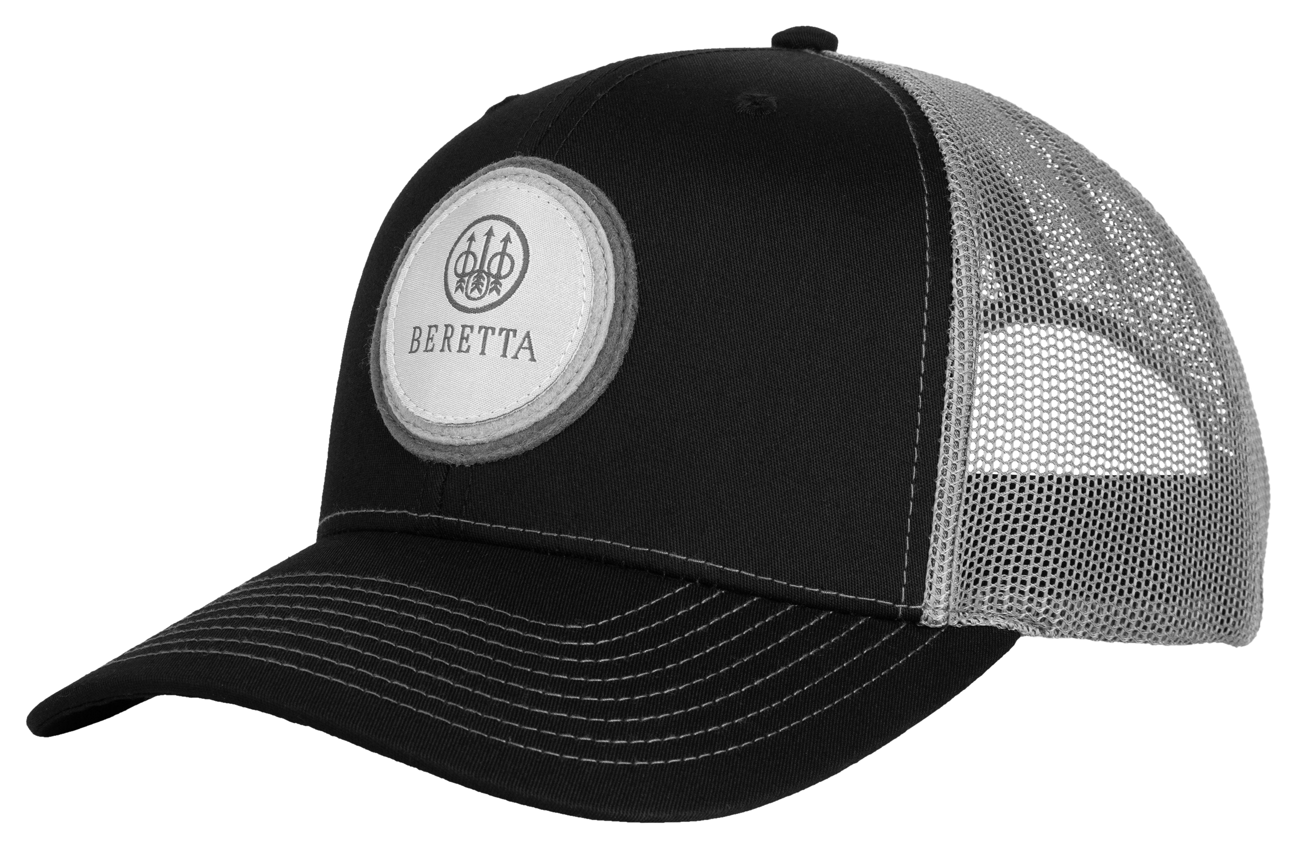 Image of Beretta BXP 112 Mesh-Back Trucker Cap - Black/Gray