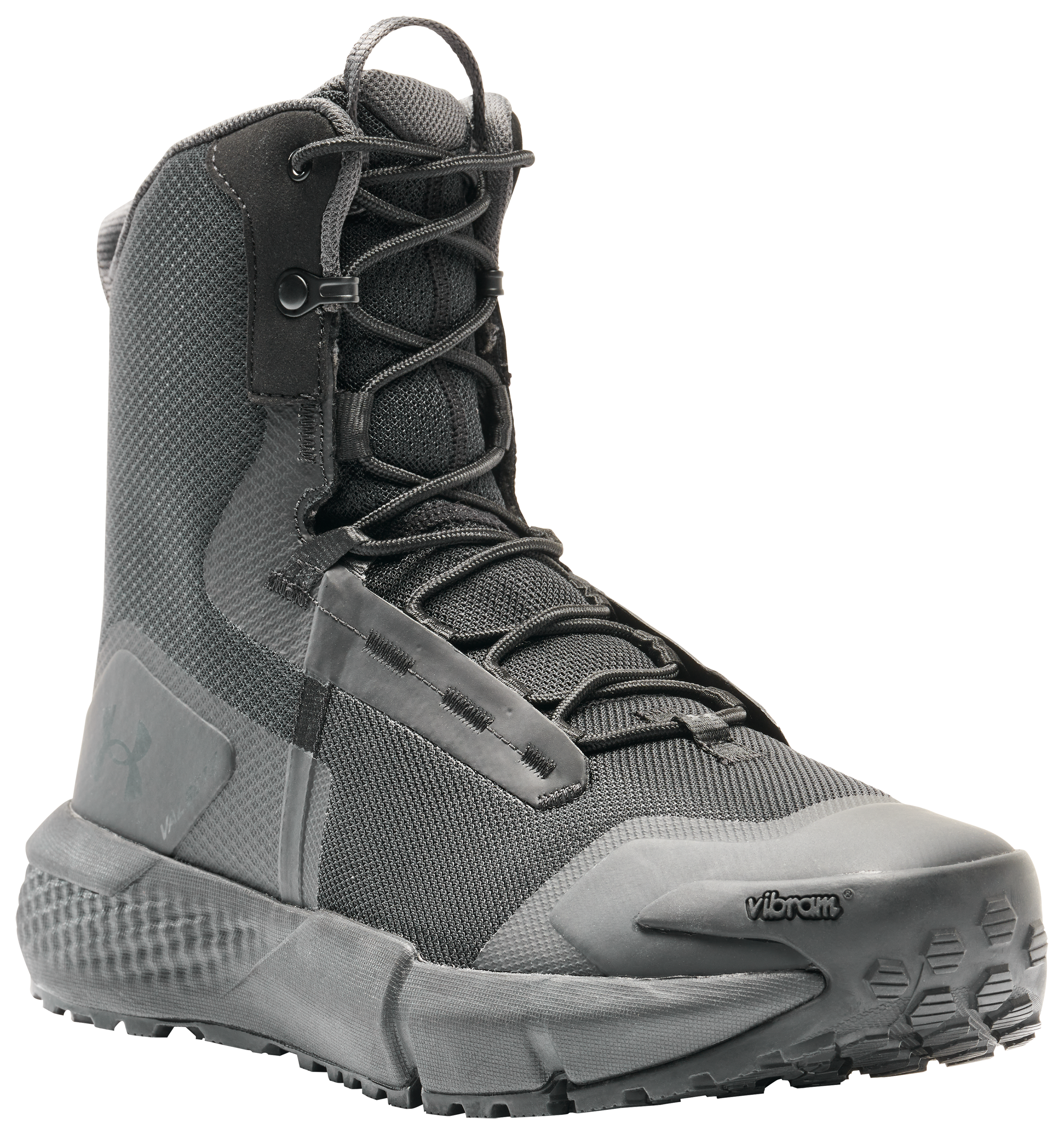 Image of Under Armour Valsetz Side Zip Tactical Boots for Men - Black - 9.5M