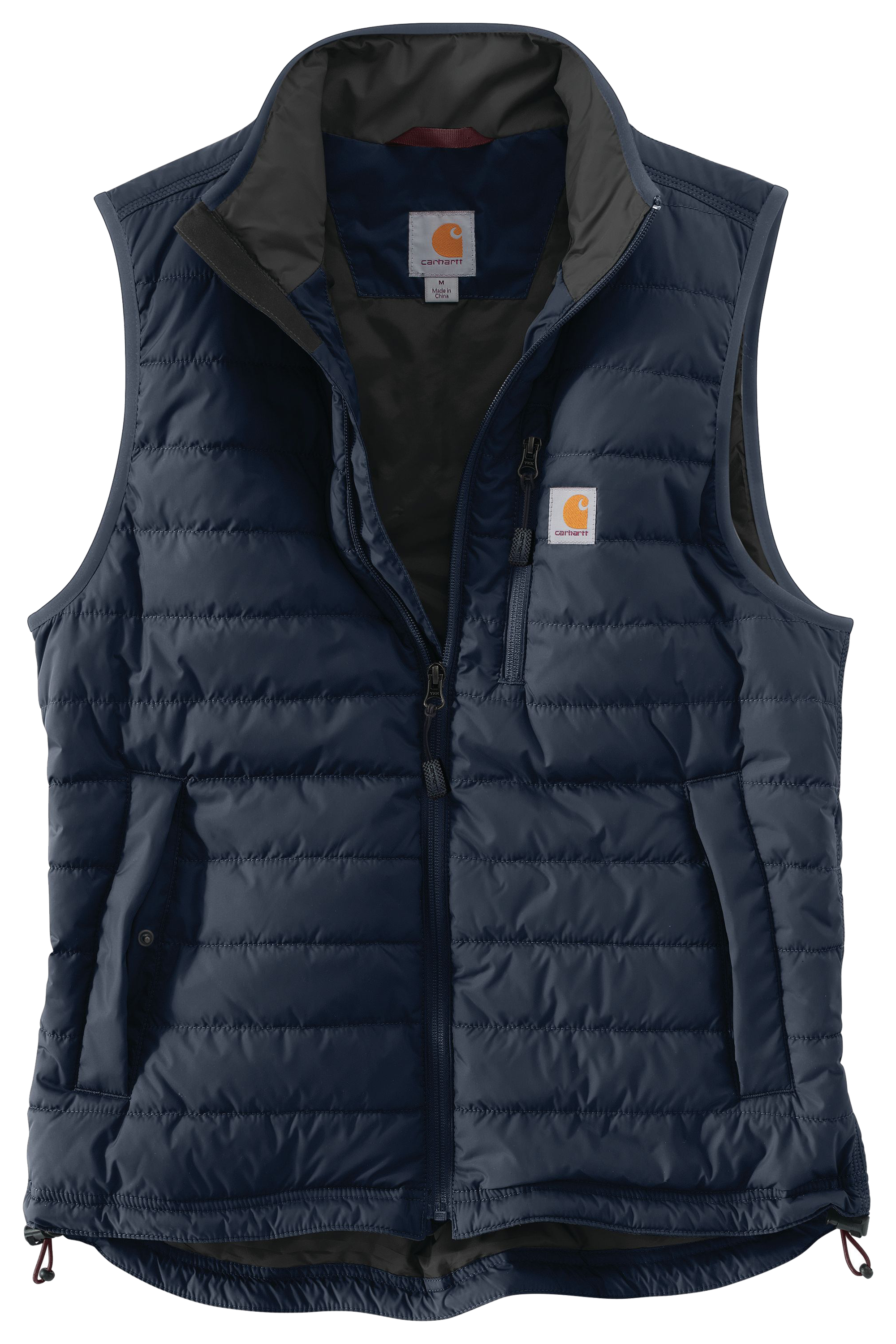 Image of Carhartt Rain Defender Relaxed Fit Lightweight Insulated Vest for Men - Navy - S