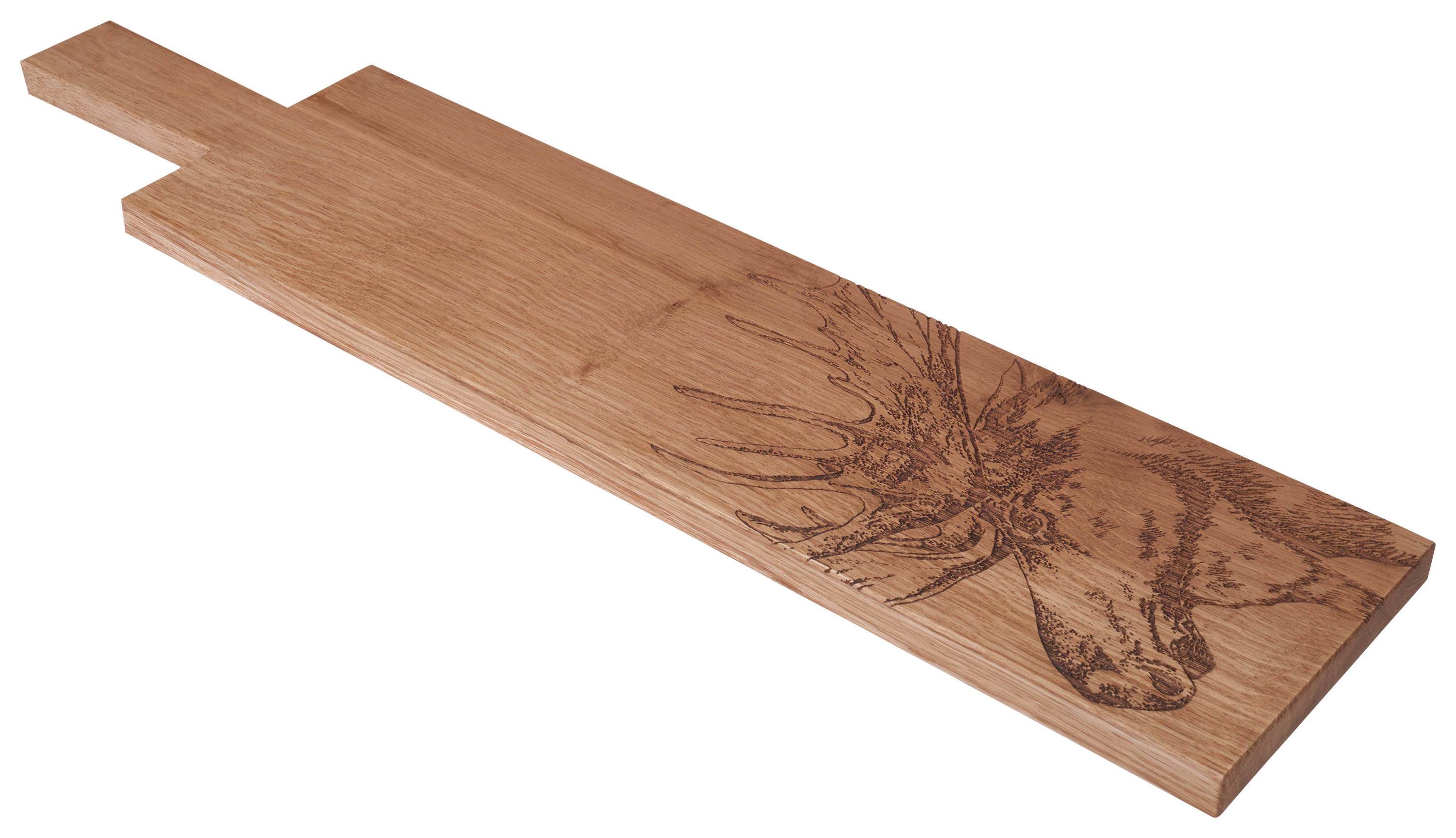 Image of Selbrae House Oak Moose Rectangle Serving Board - Natural Oak