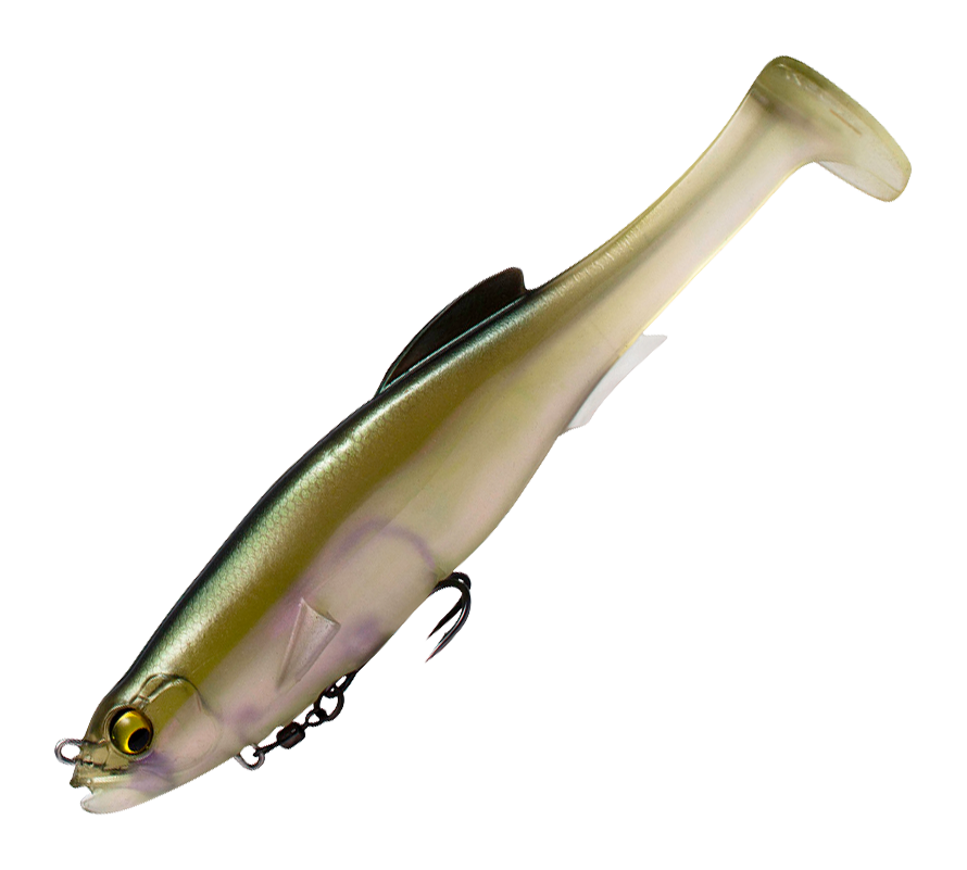 Image of "Megabass Magdraft Rigged Swimbait - Borealis Shad - 6"" - 1-1/4 oz."